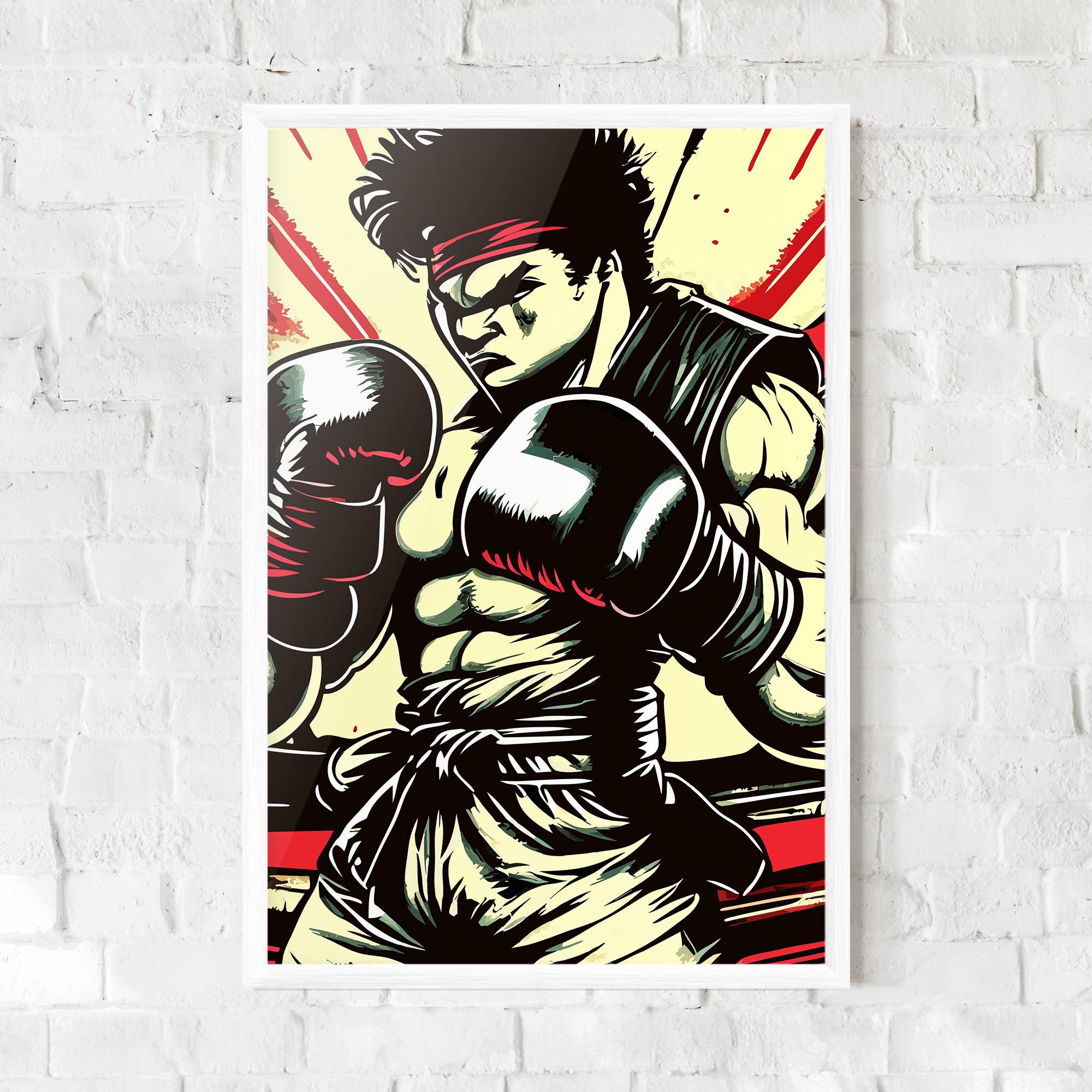 Poster Înrămat Box Video Game mockup 0