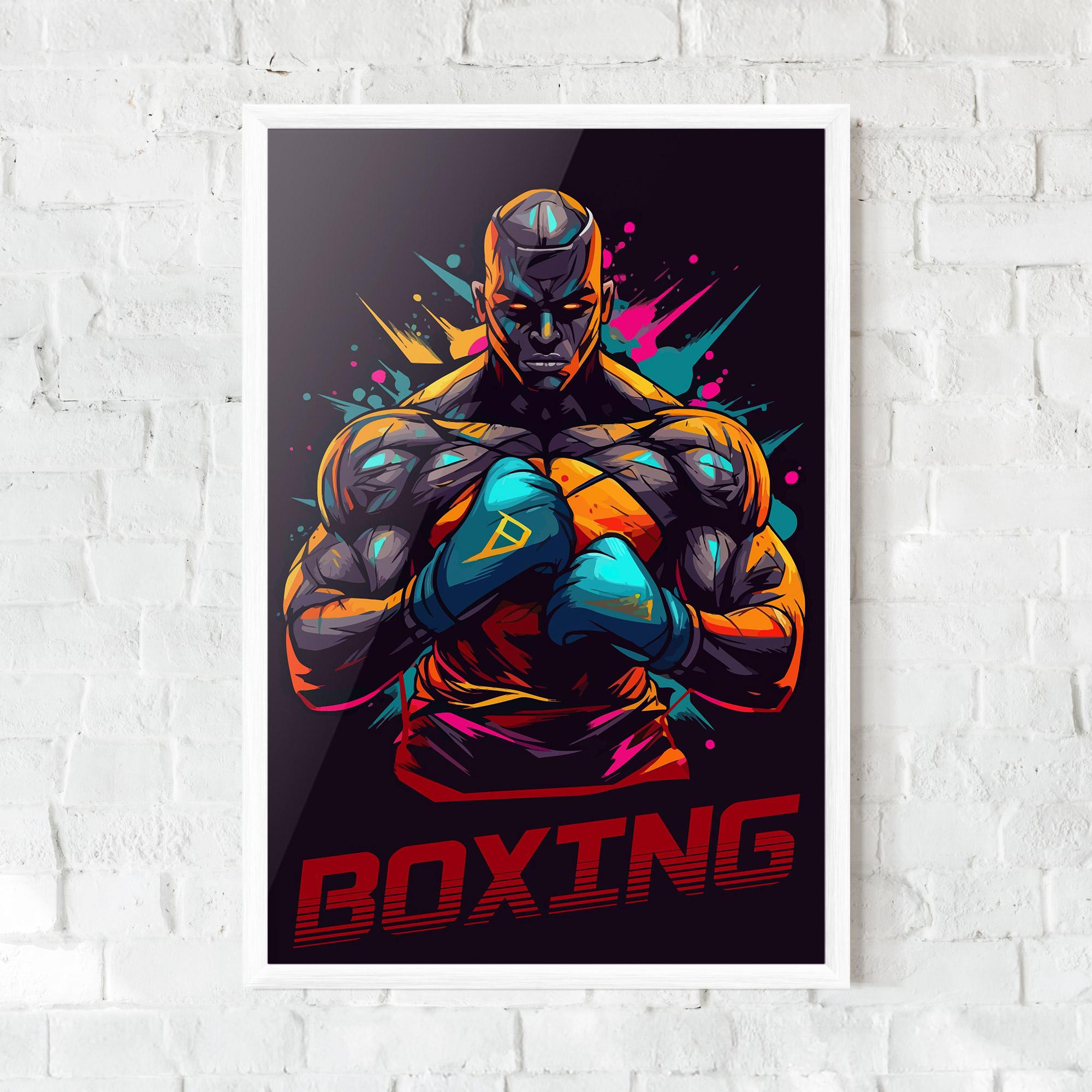 Poster Înrămat Boxing Strong mockup 0
