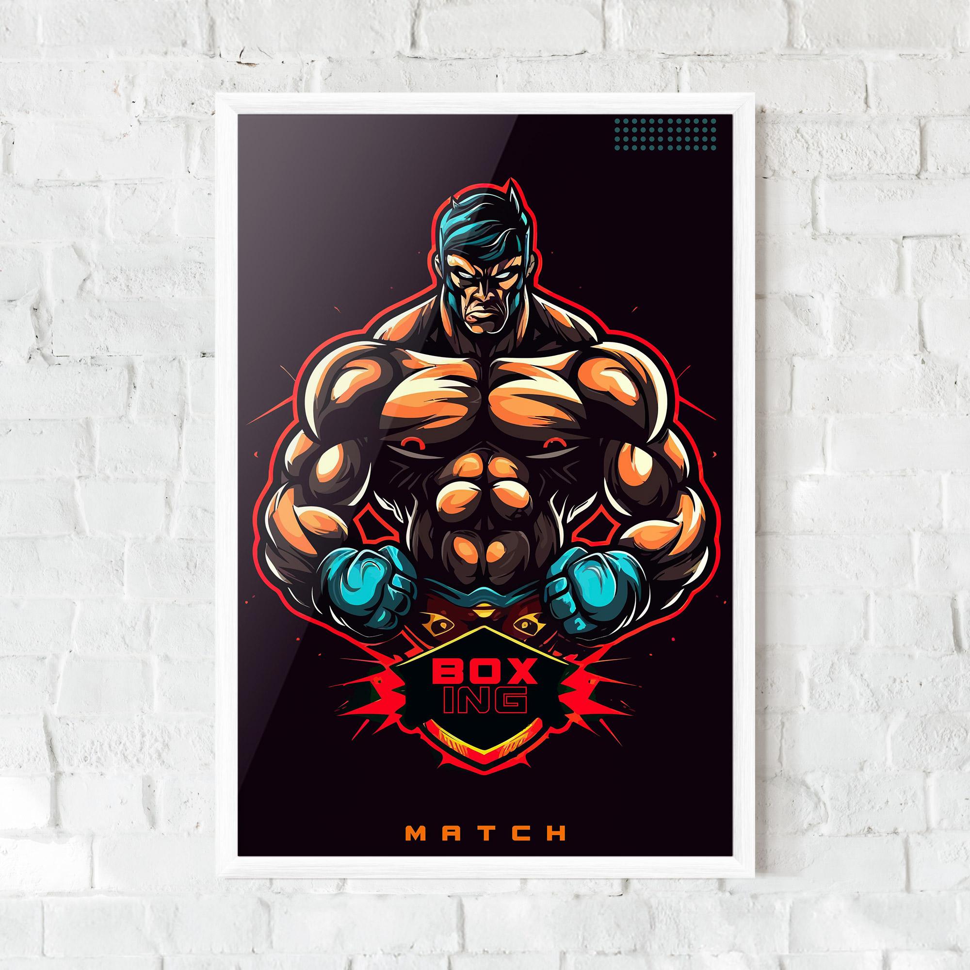 Poster Înrămat Light Blue Gloves mockup 0