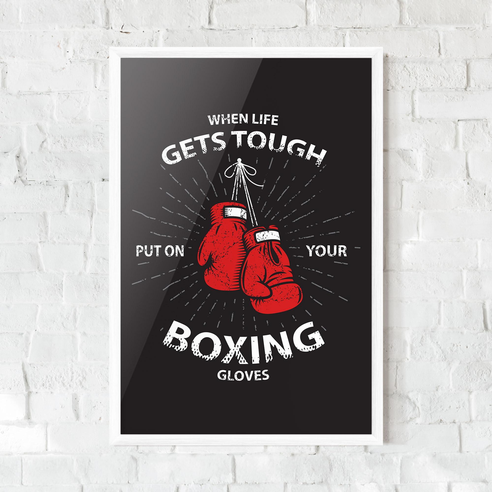 Poster Înrămat Tough Life mockup 0