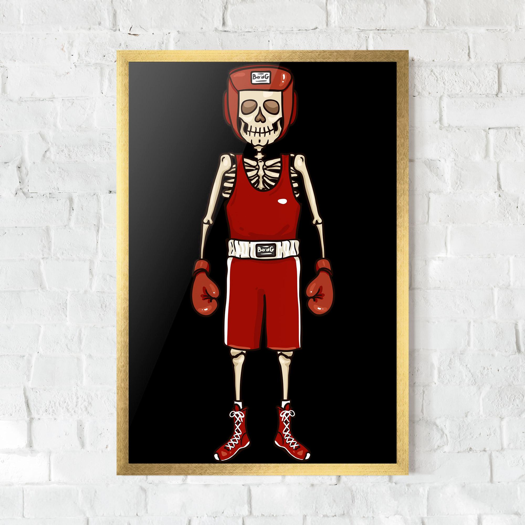 Poster Înrămat Bones Box mockup 0