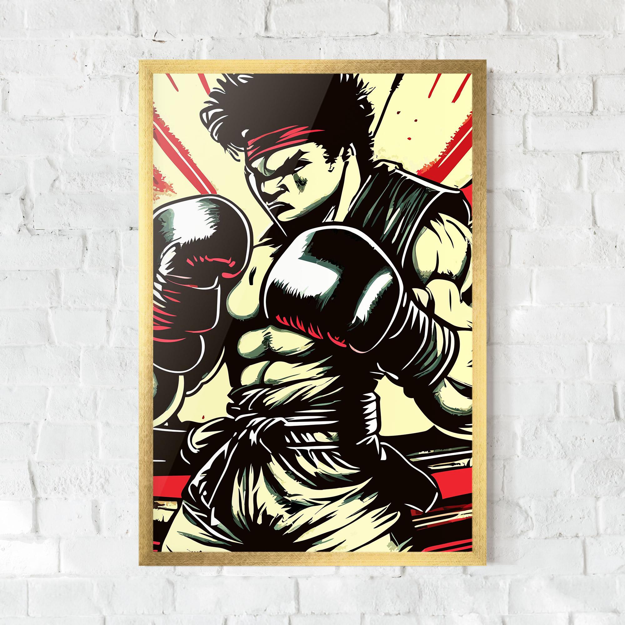 Poster Înrămat Box Video Game mockup 0