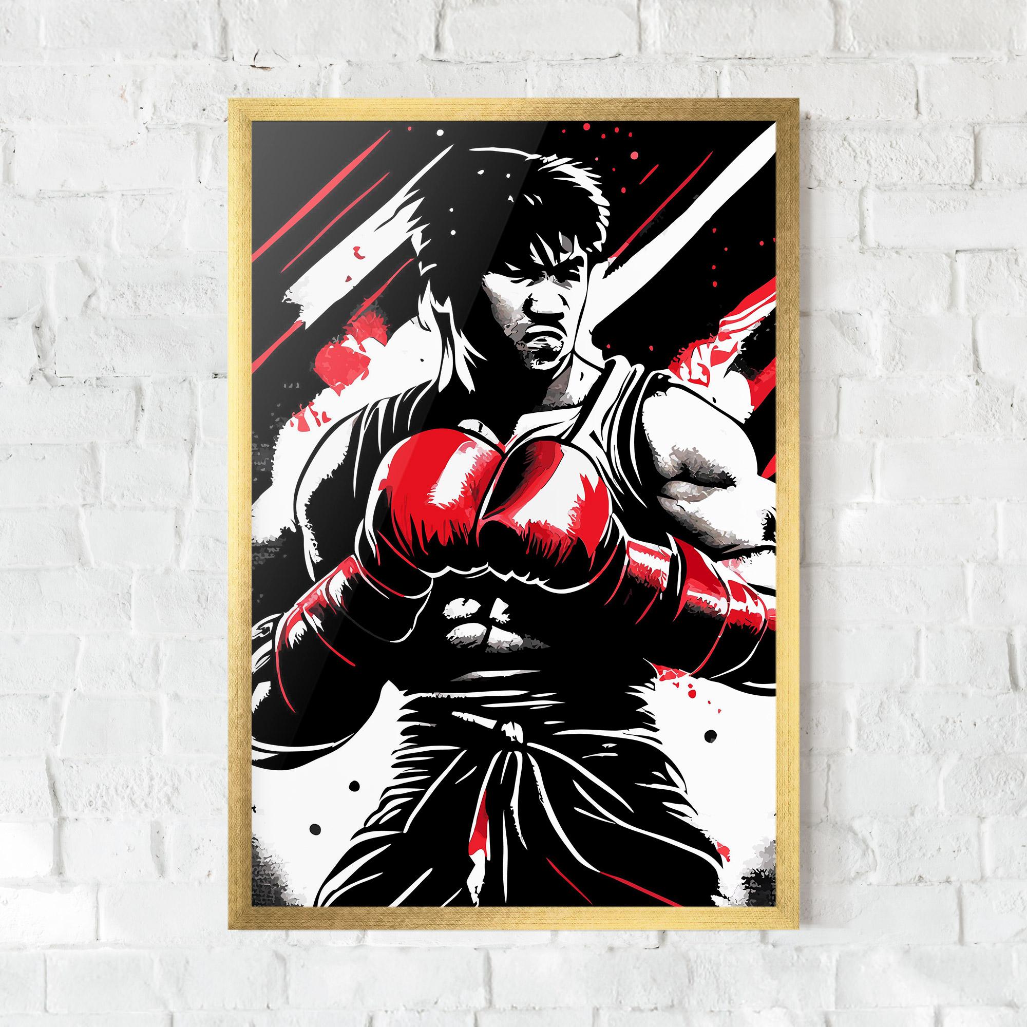 Poster Înrămat Glove Video Game mockup 0