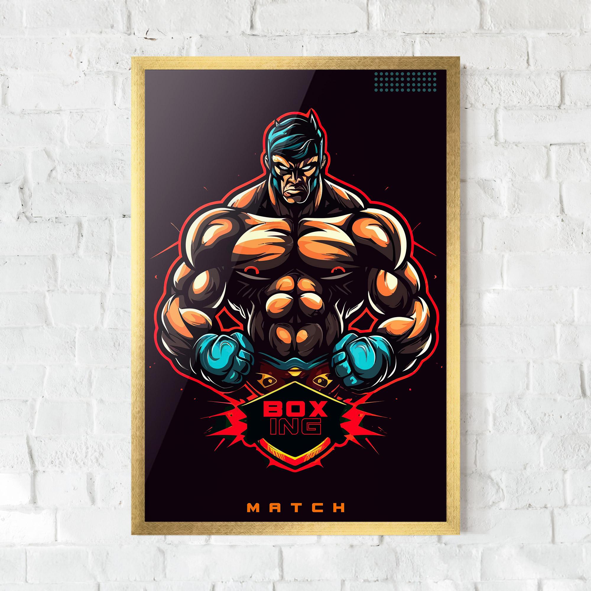 Poster Înrămat Light Blue Gloves mockup 0