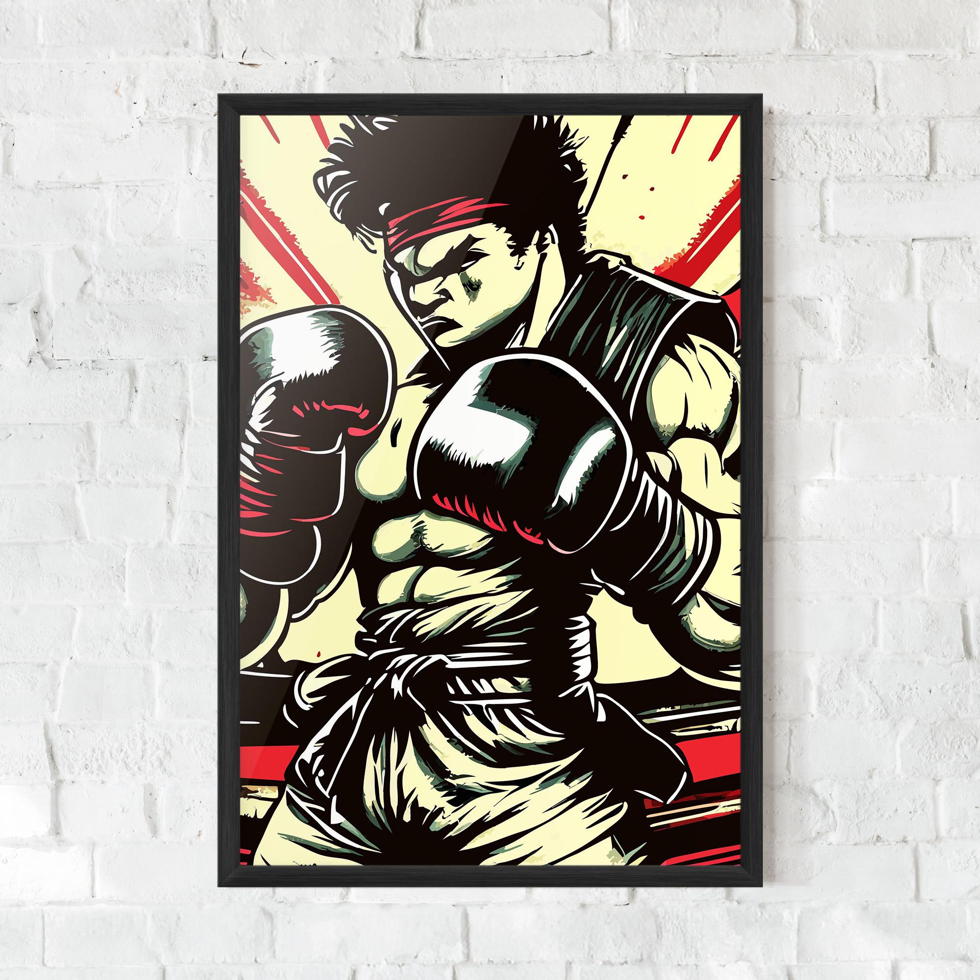 Poster Înrămat Box Video Game mockup 0