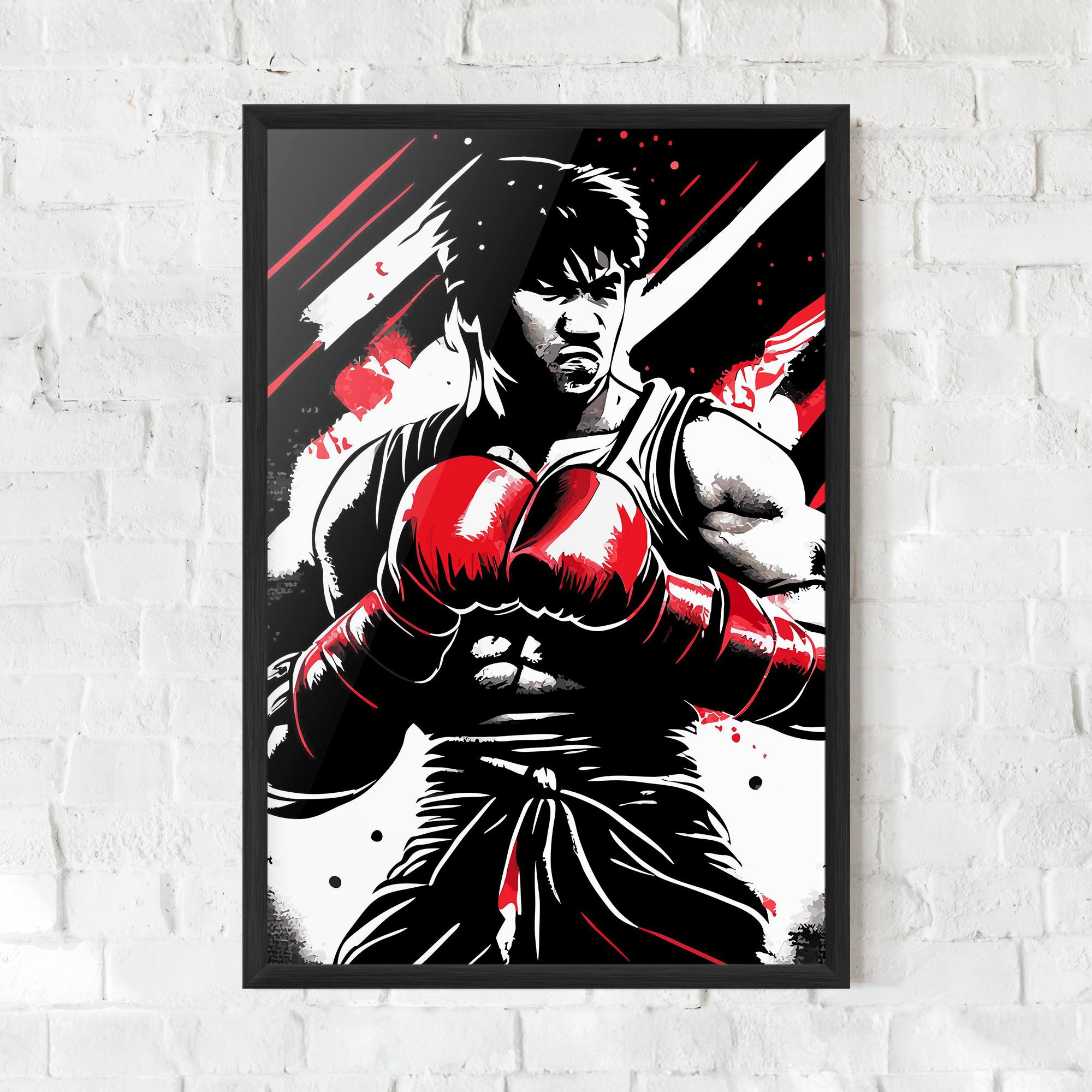 Poster Înrămat Glove Video Game mockup 0