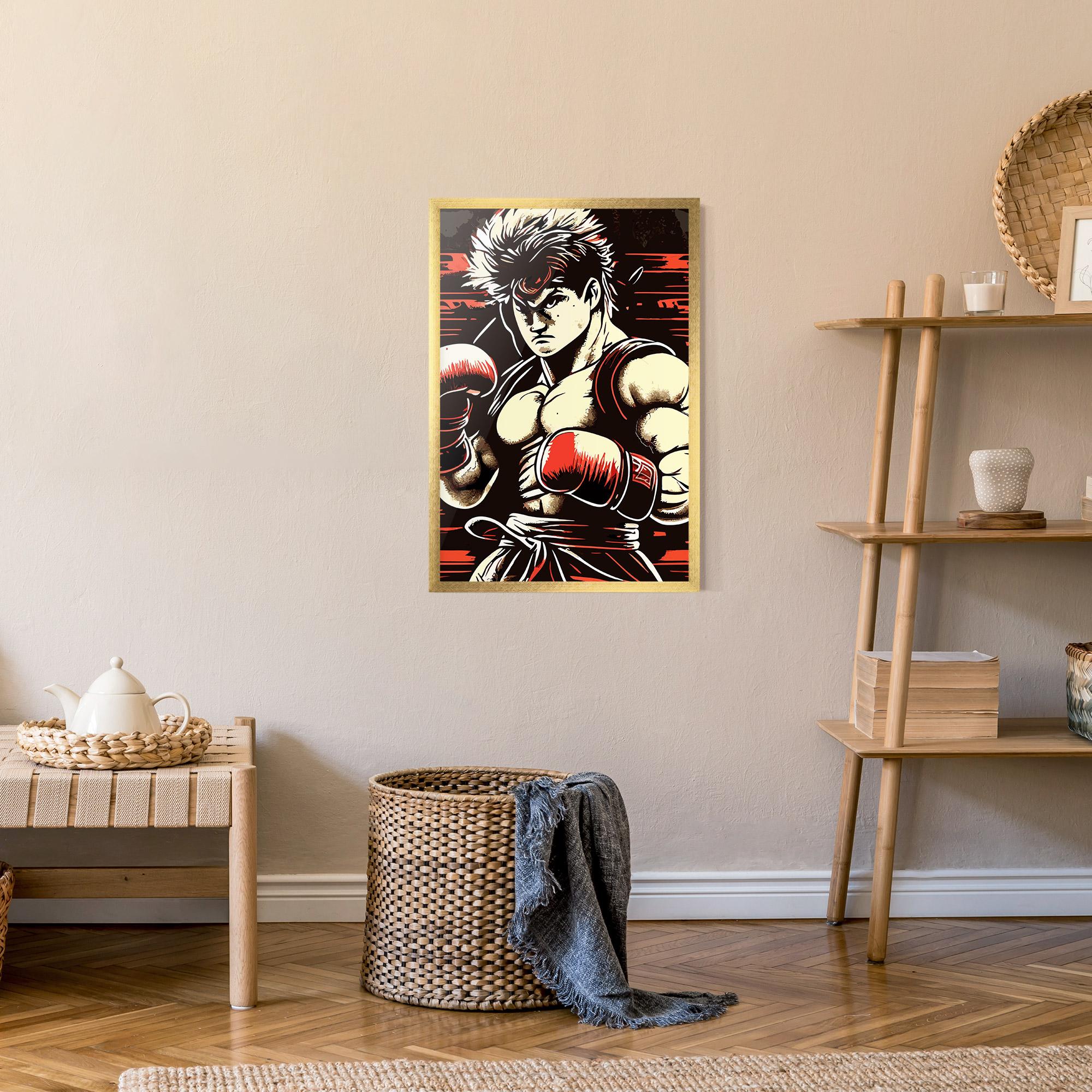 Poster Înrămat Video Game Boxing mockup 9