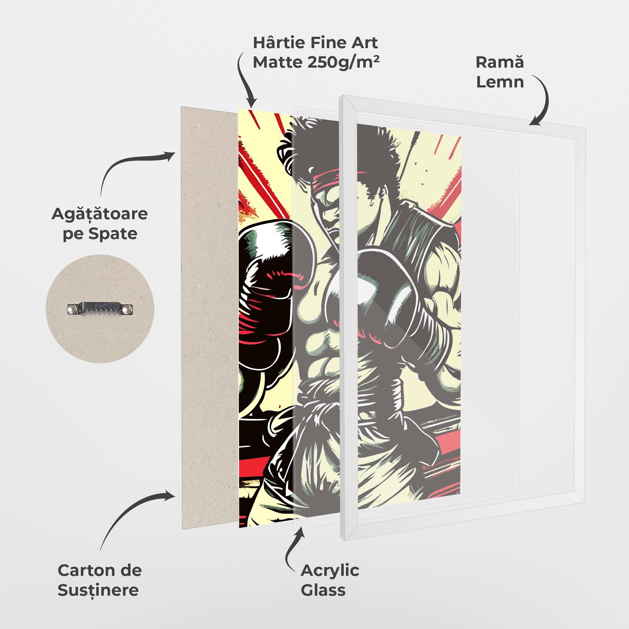 Poster Înrămat Box Video Game mockup 1