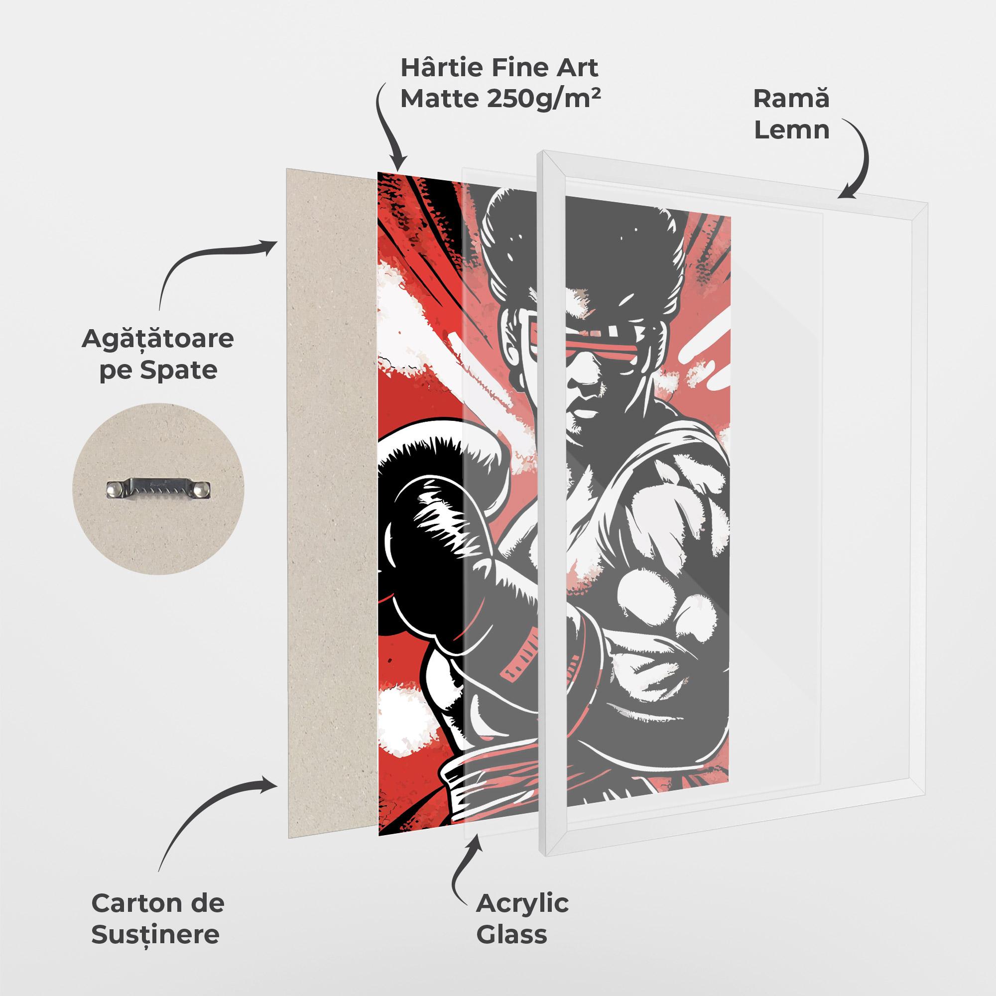 Poster Înrămat Video Game Box mockup 1