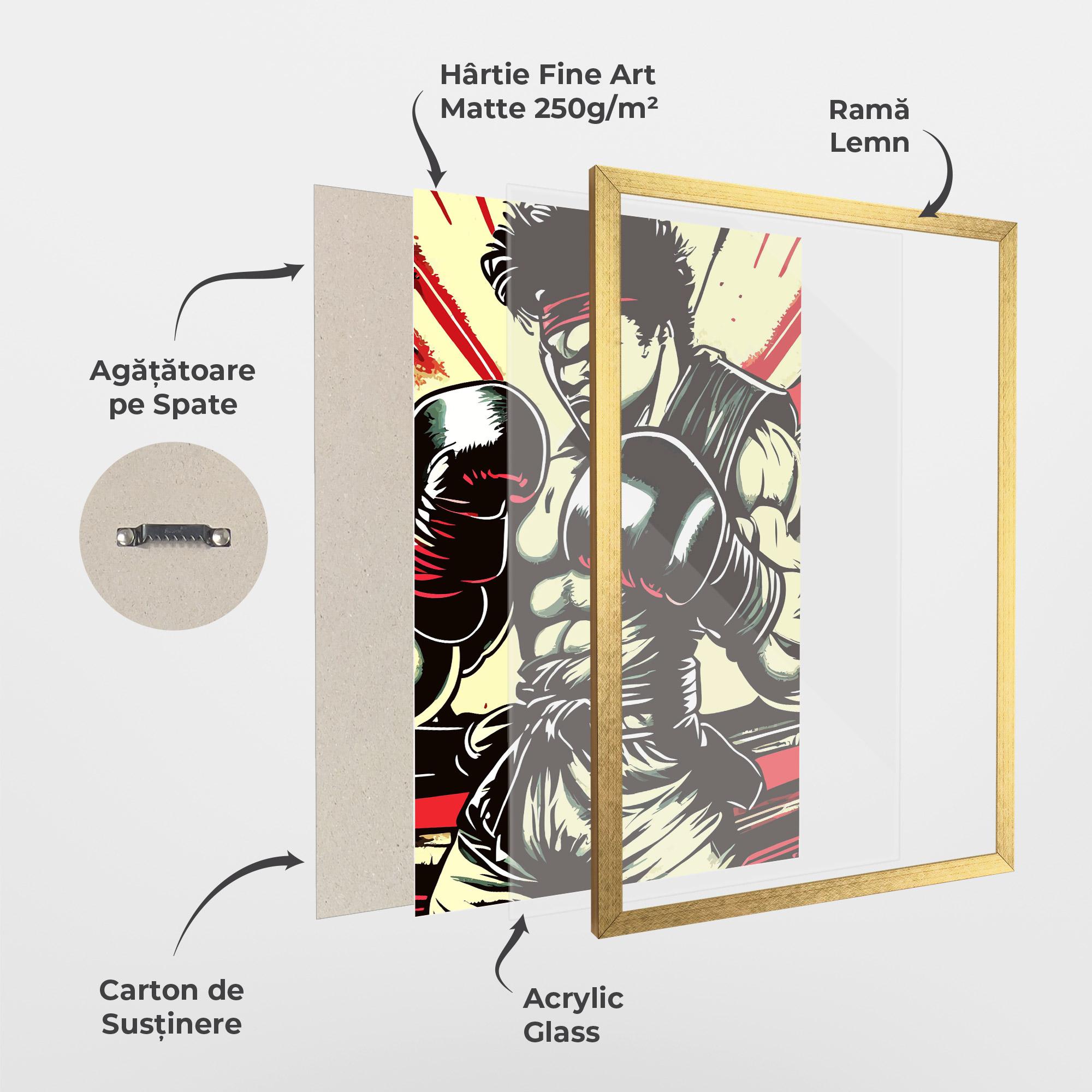 Poster Înrămat Box Video Game mockup 1