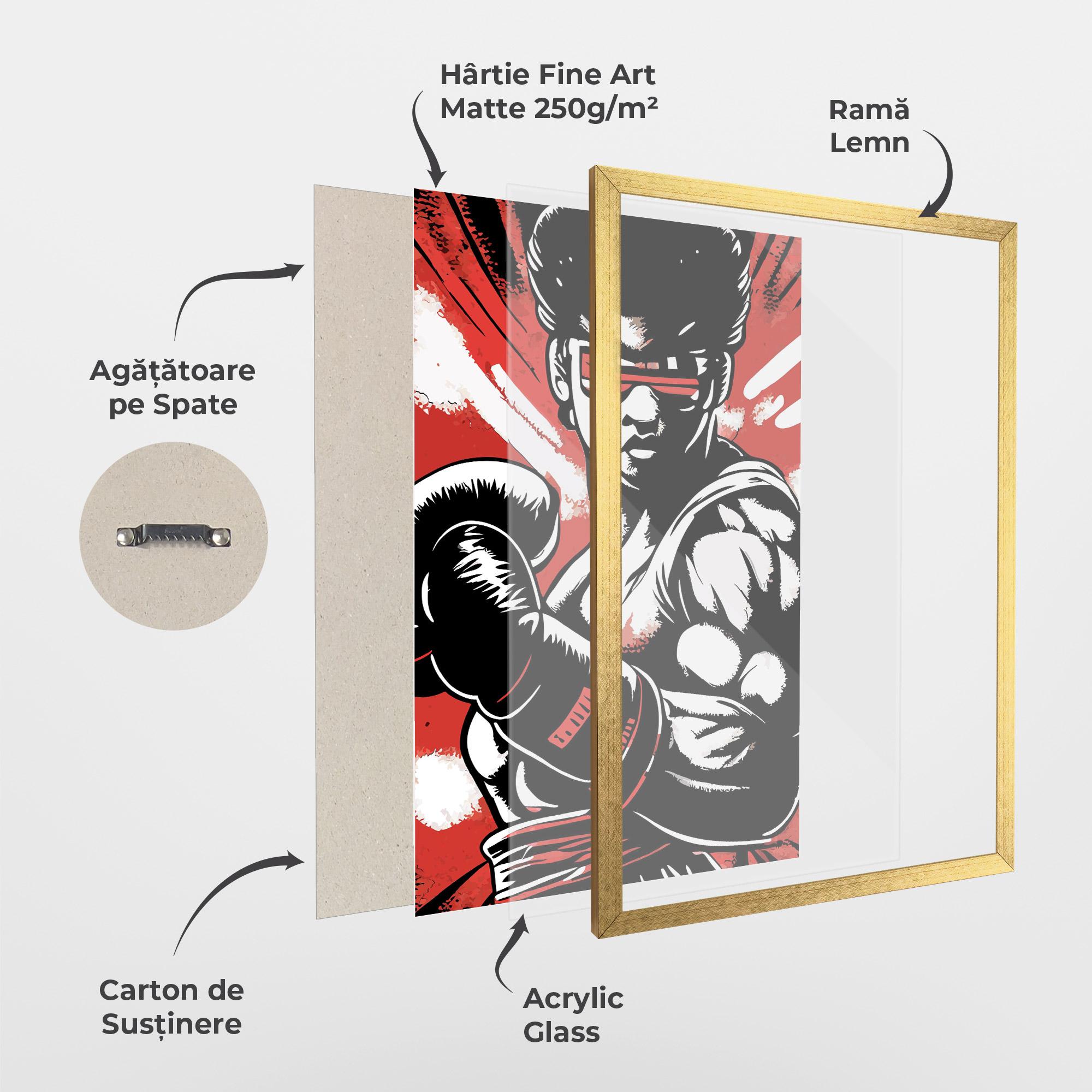 Poster Înrămat Video Game Box mockup 1