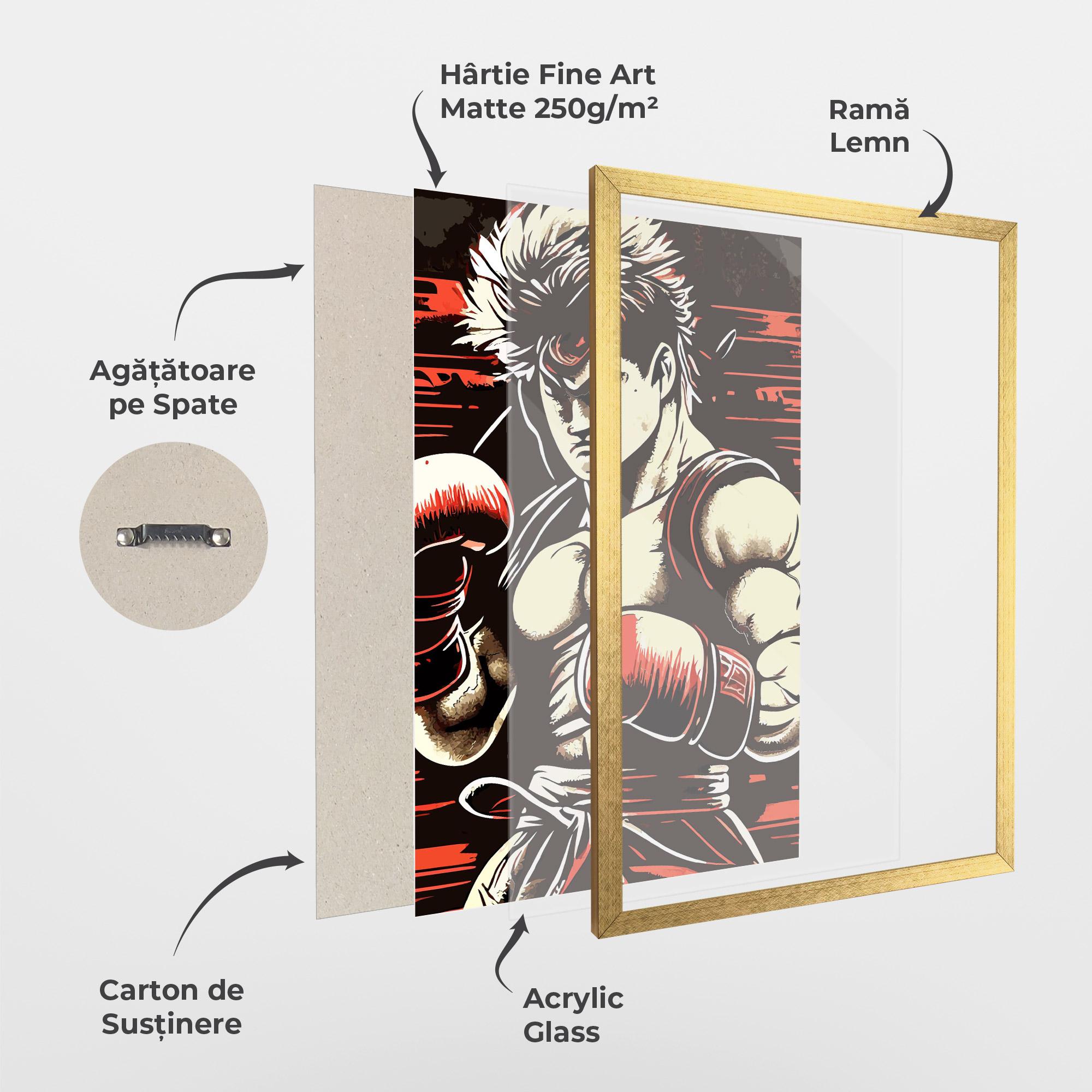 Poster Înrămat Video Game Boxing mockup 1