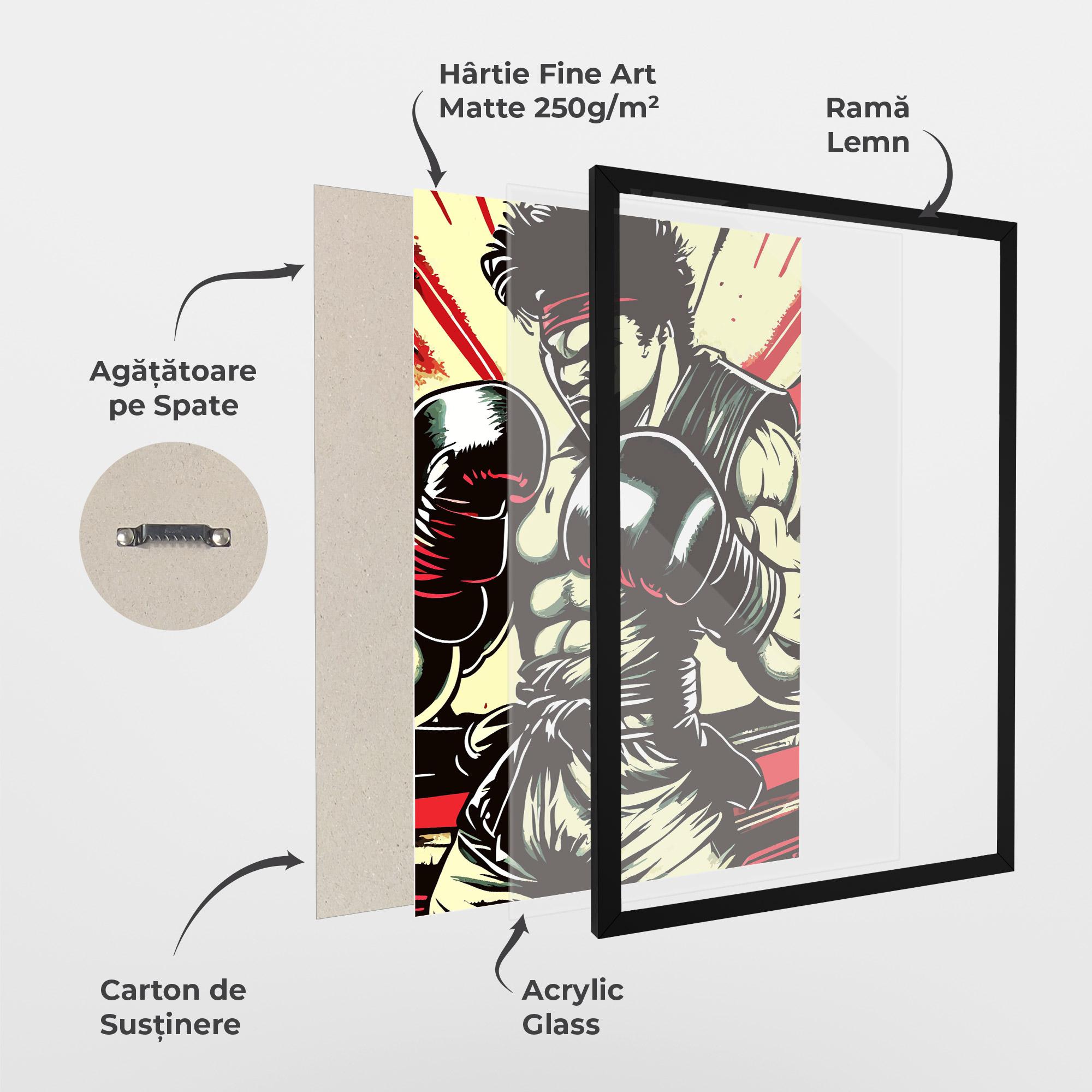 Poster Înrămat Box Video Game mockup 1