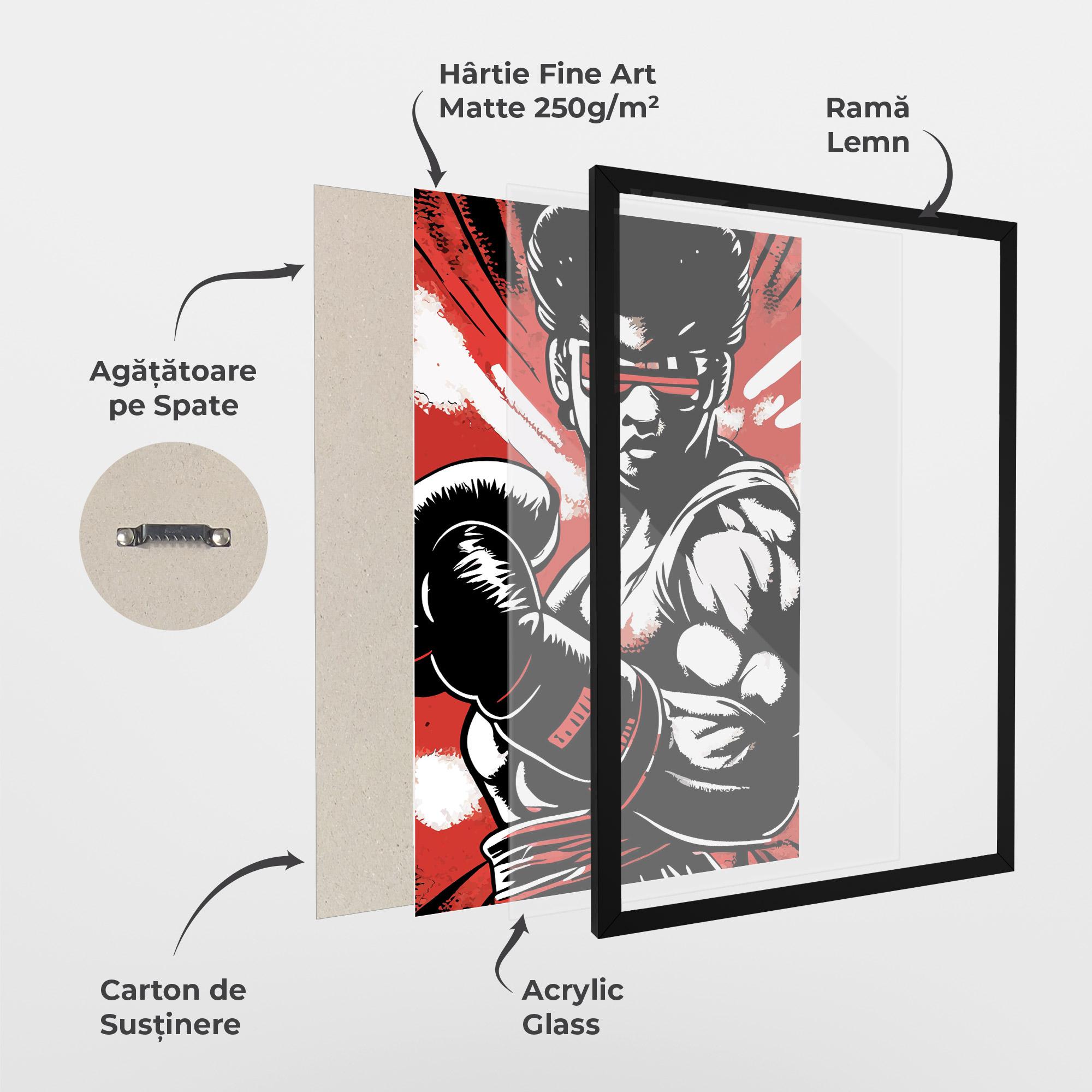 Poster Înrămat Video Game Box mockup 1