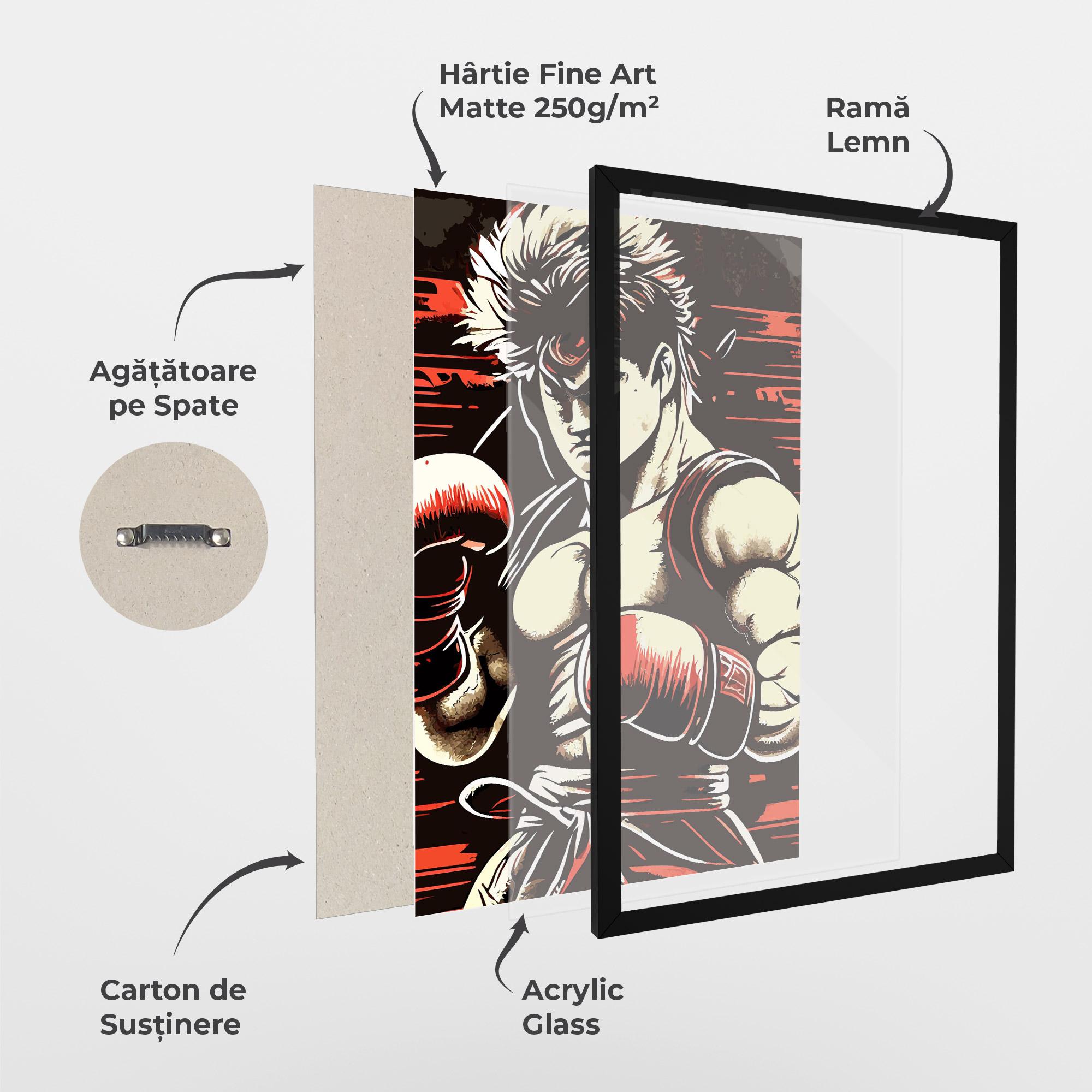 Poster Înrămat Video Game Boxing mockup 1