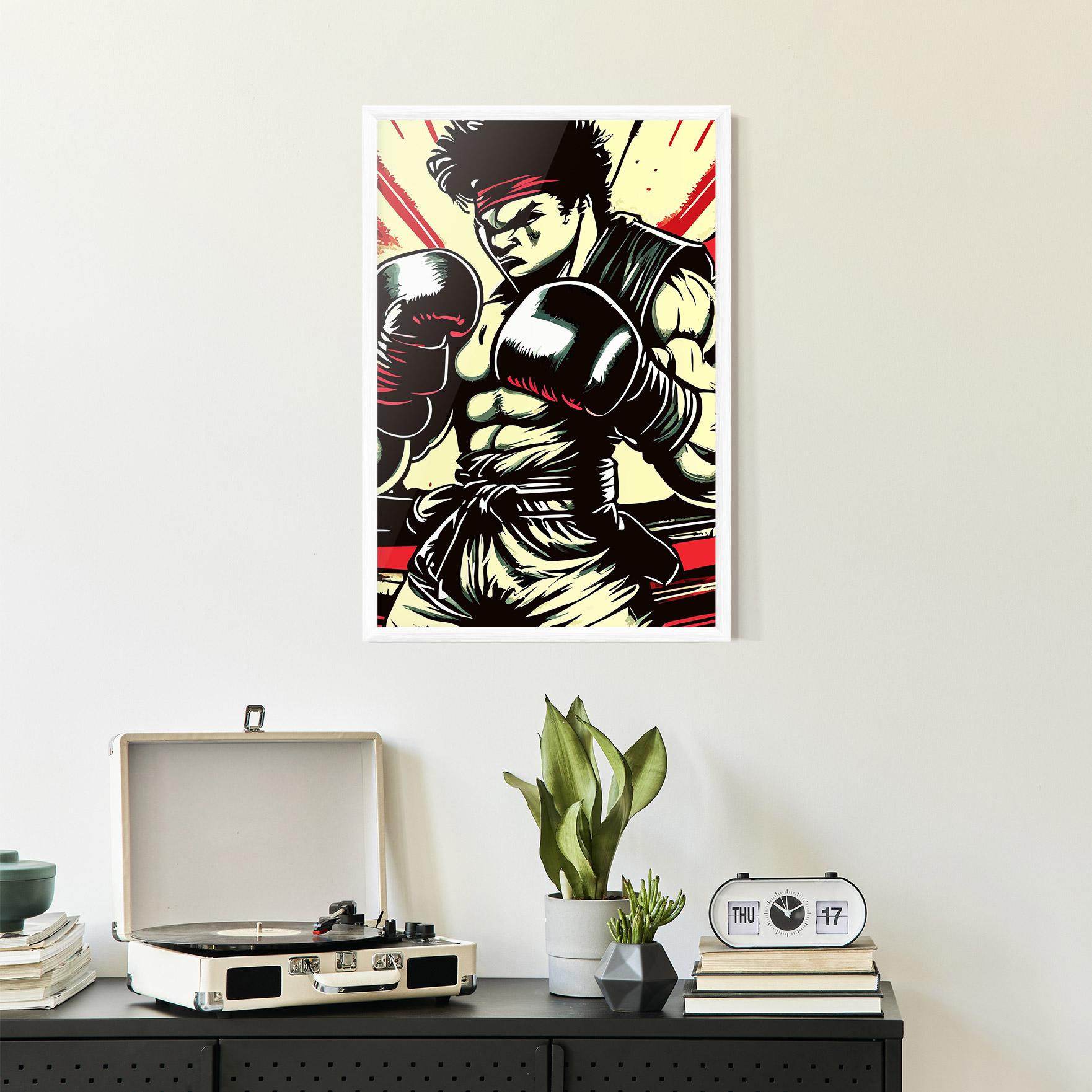 Poster Înrămat Box Video Game mockup 2