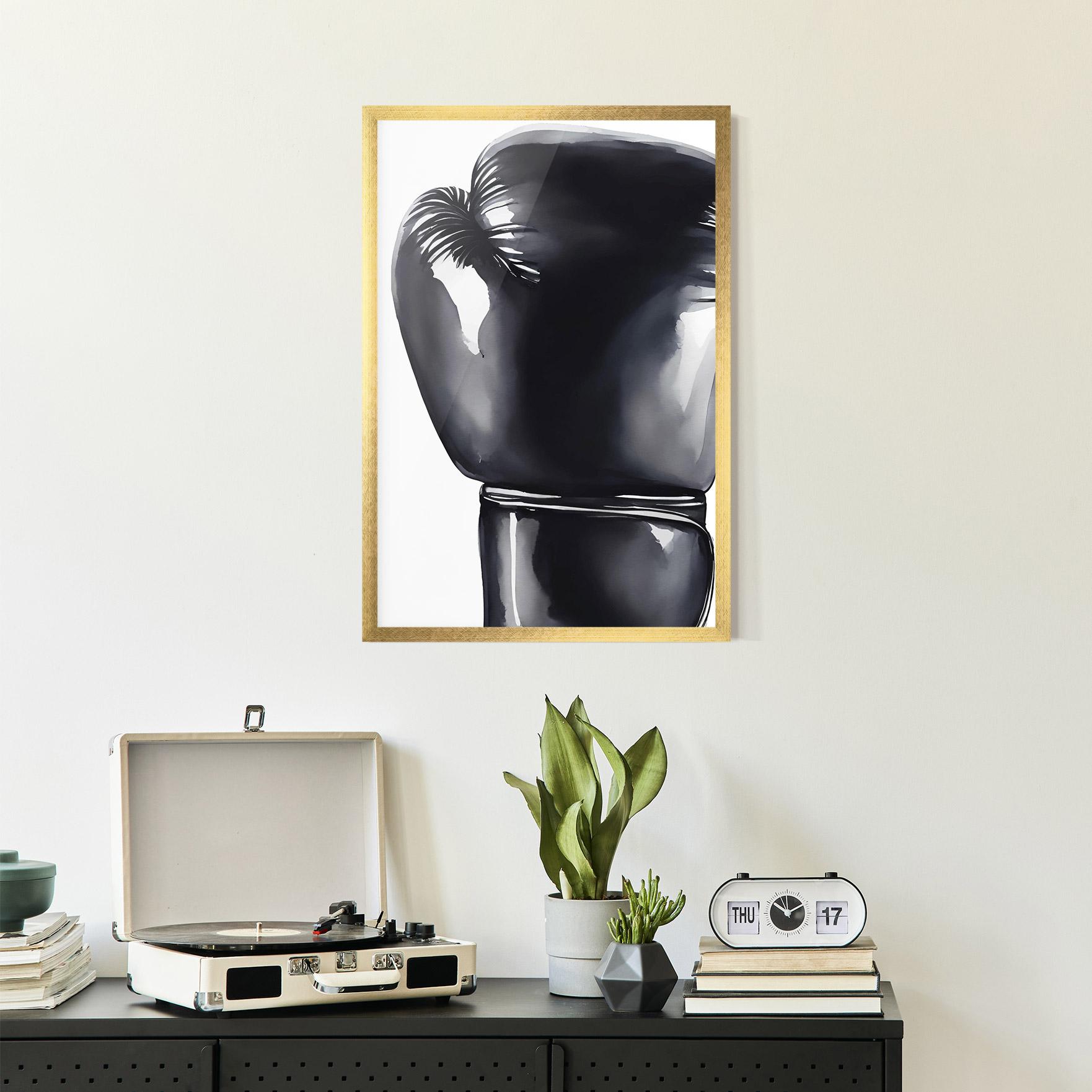 Poster Înrămat Black Box Glove mockup 2