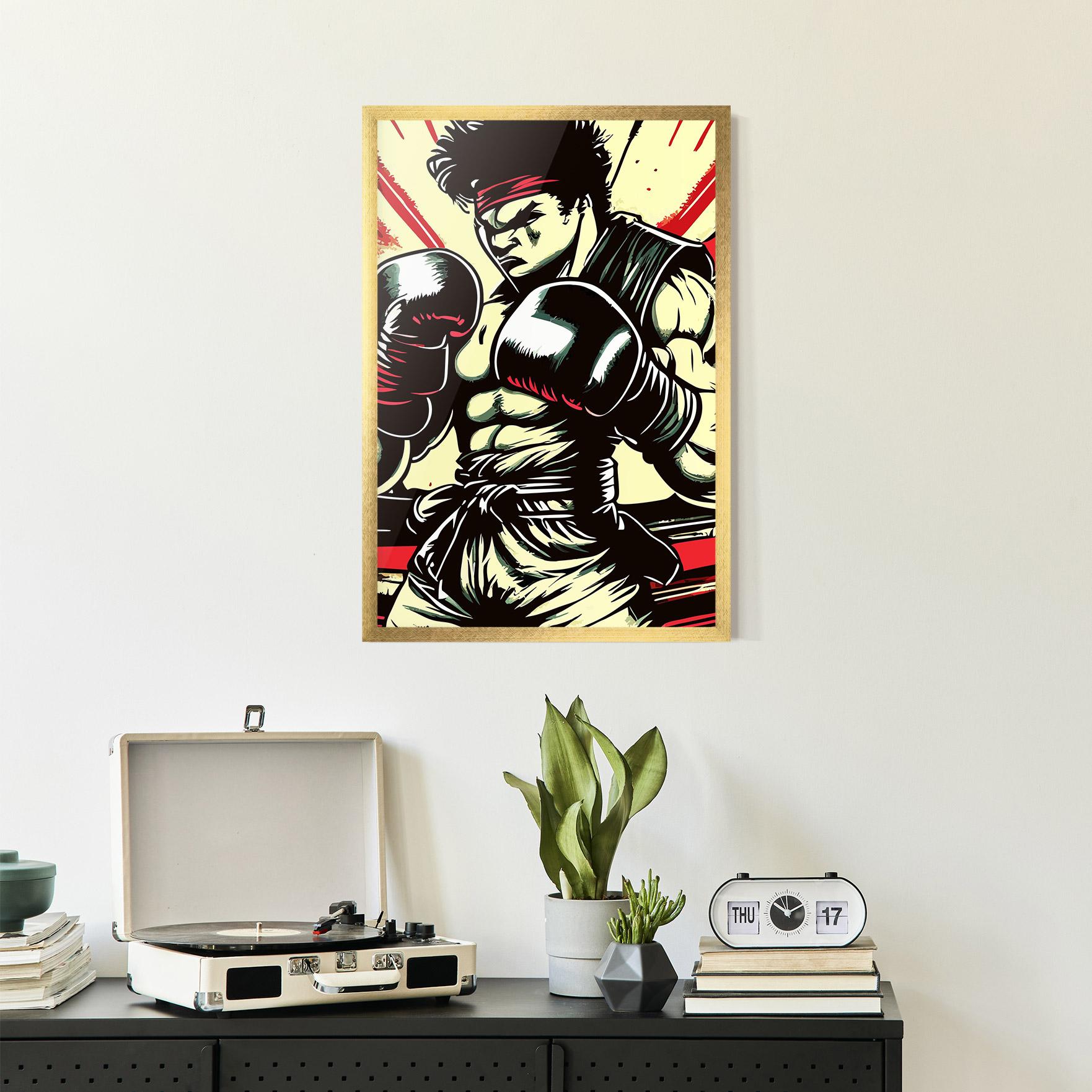 Poster Înrămat Box Video Game mockup 2