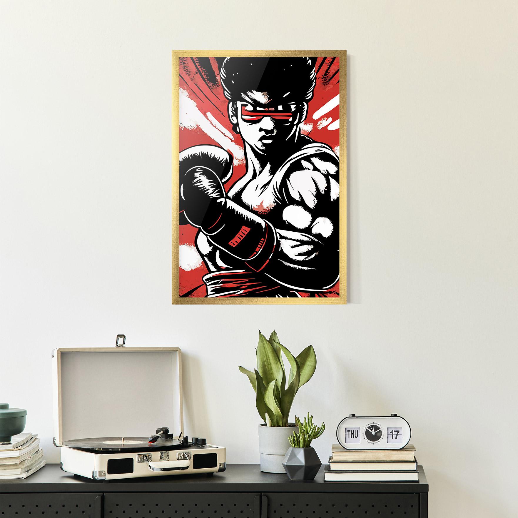 Poster Înrămat Video Game Box mockup 2