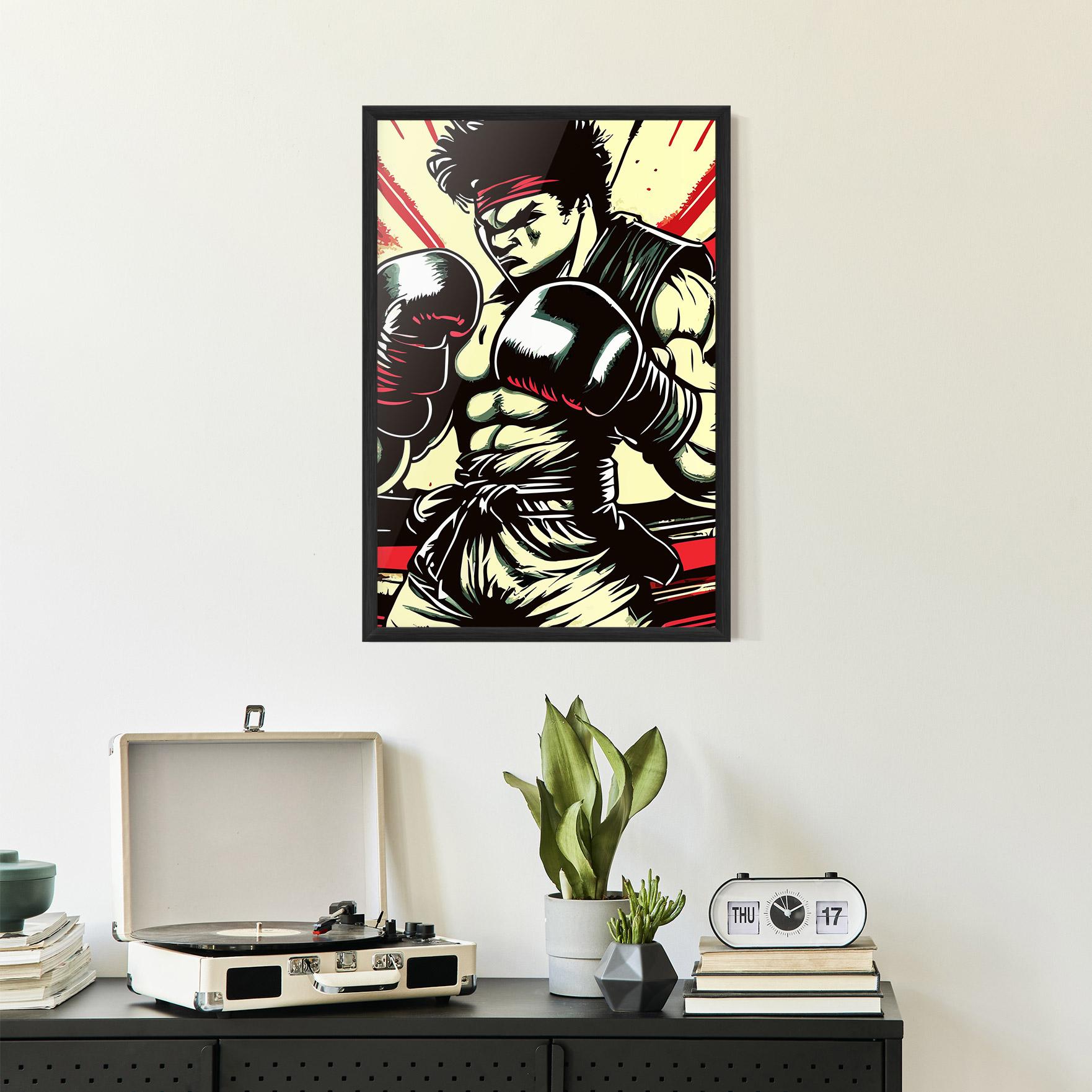 Poster Înrămat Box Video Game mockup 2