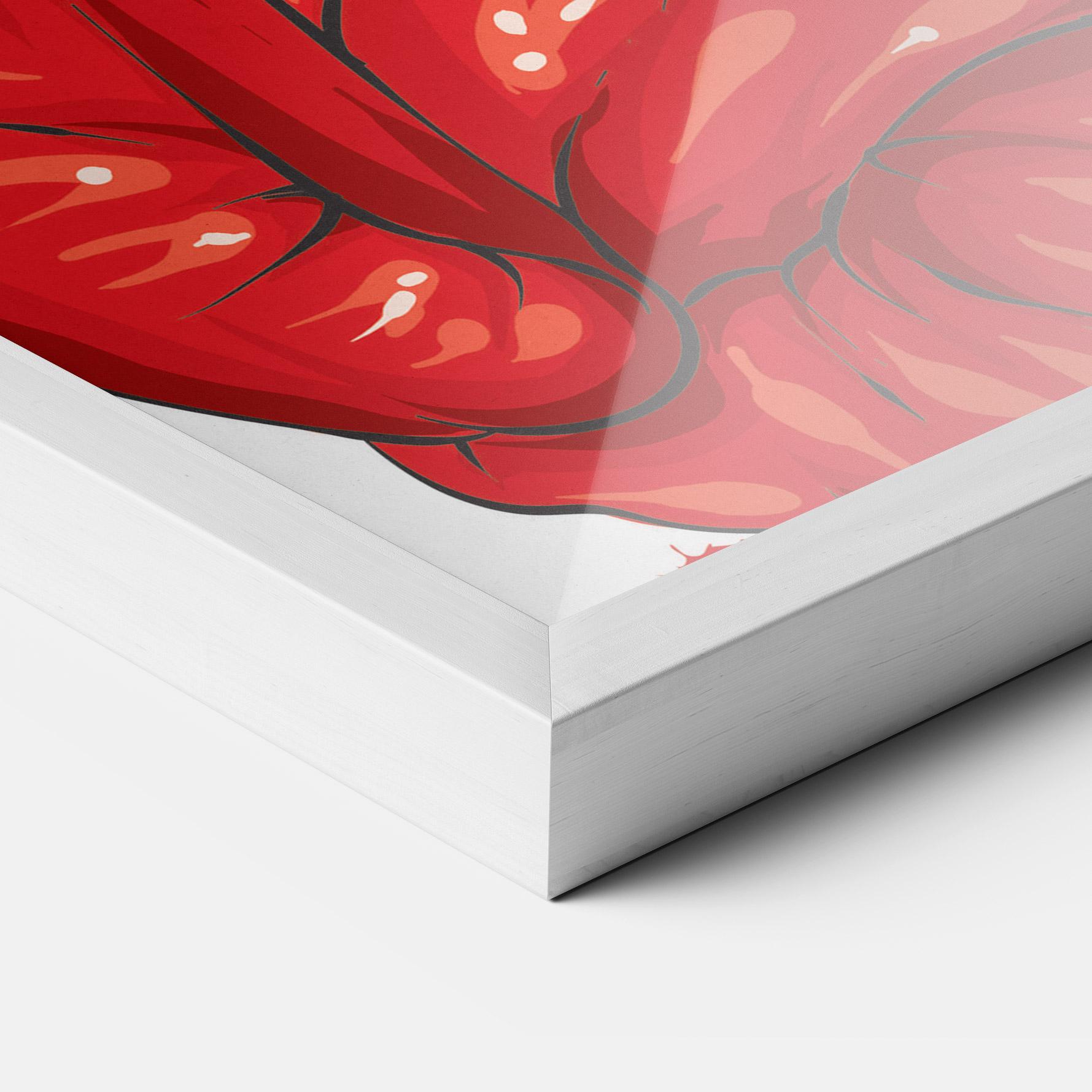 Poster Înrămat Blue Red Gloves mockup 3