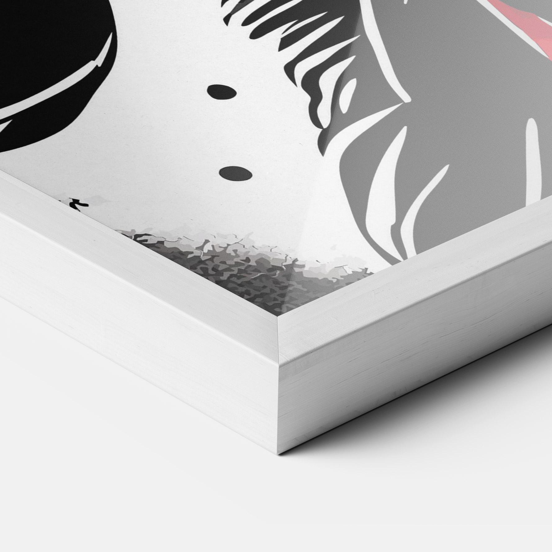 Poster Înrămat Glove Video Game mockup 3