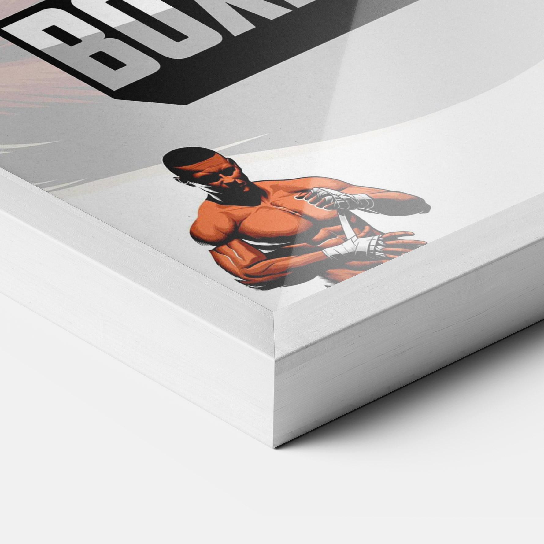 Poster Înrămat Training Fighter mockup 3