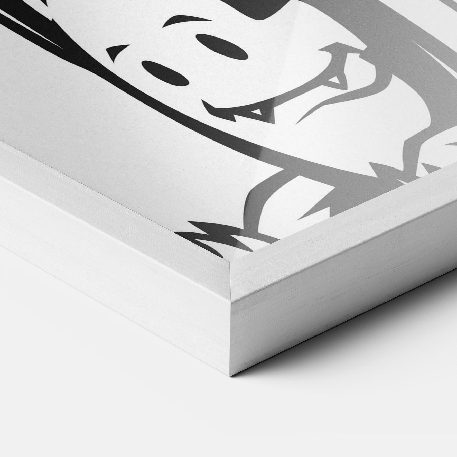 Poster Înrămat Woman Boxing mockup 3