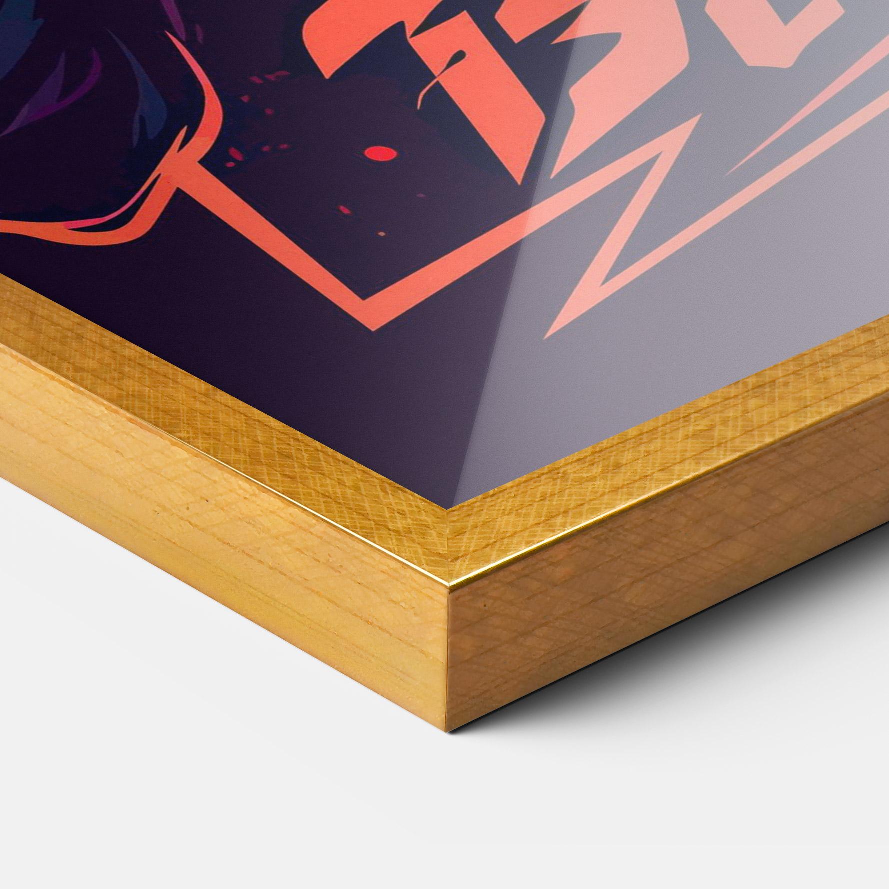 Poster Înrămat Boxing Blok mockup 3