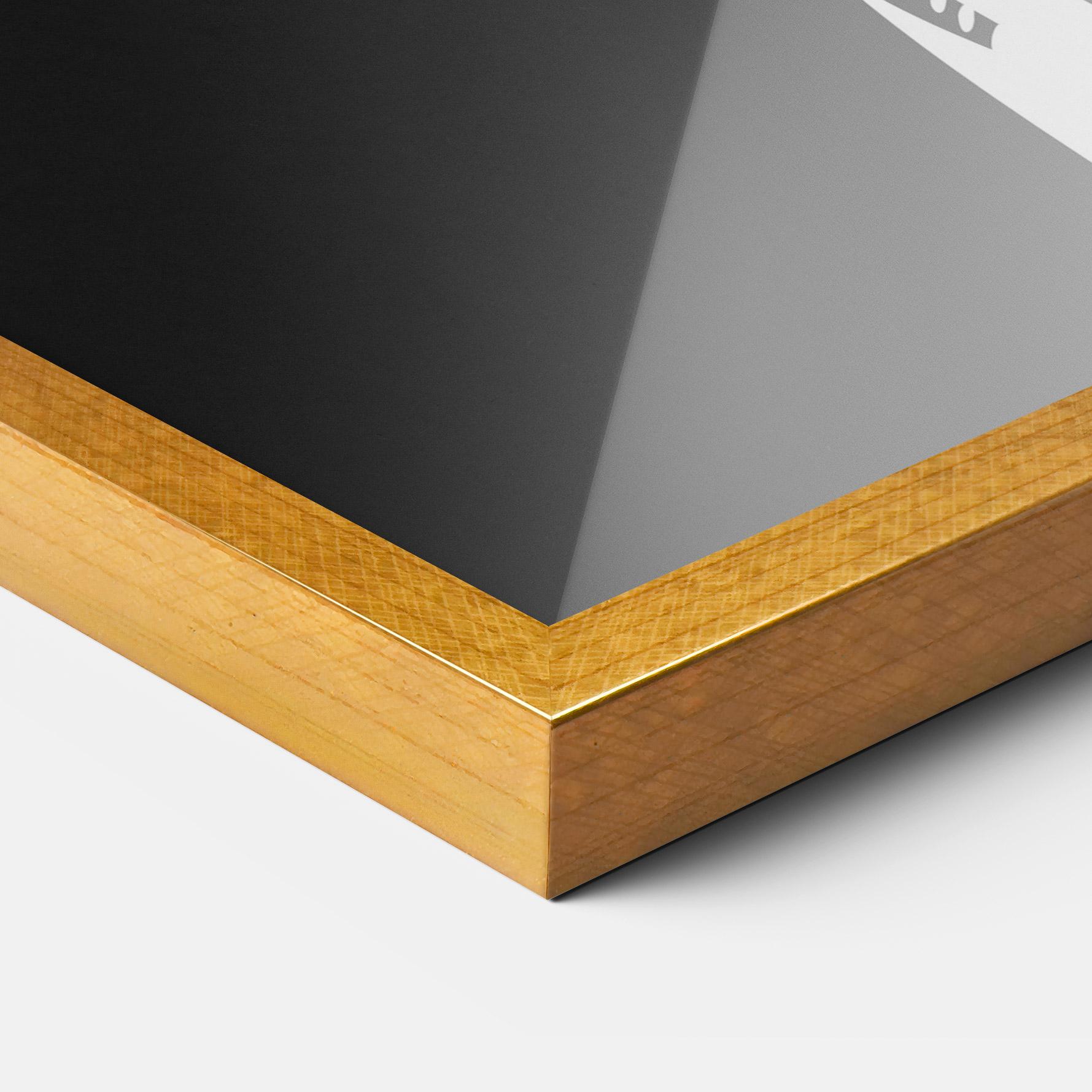 Poster Înrămat Grey Hand Boxing mockup 3