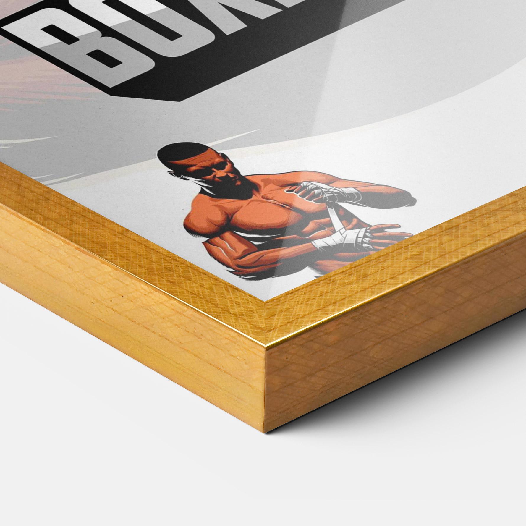 Poster Înrămat Training Fighter mockup 3