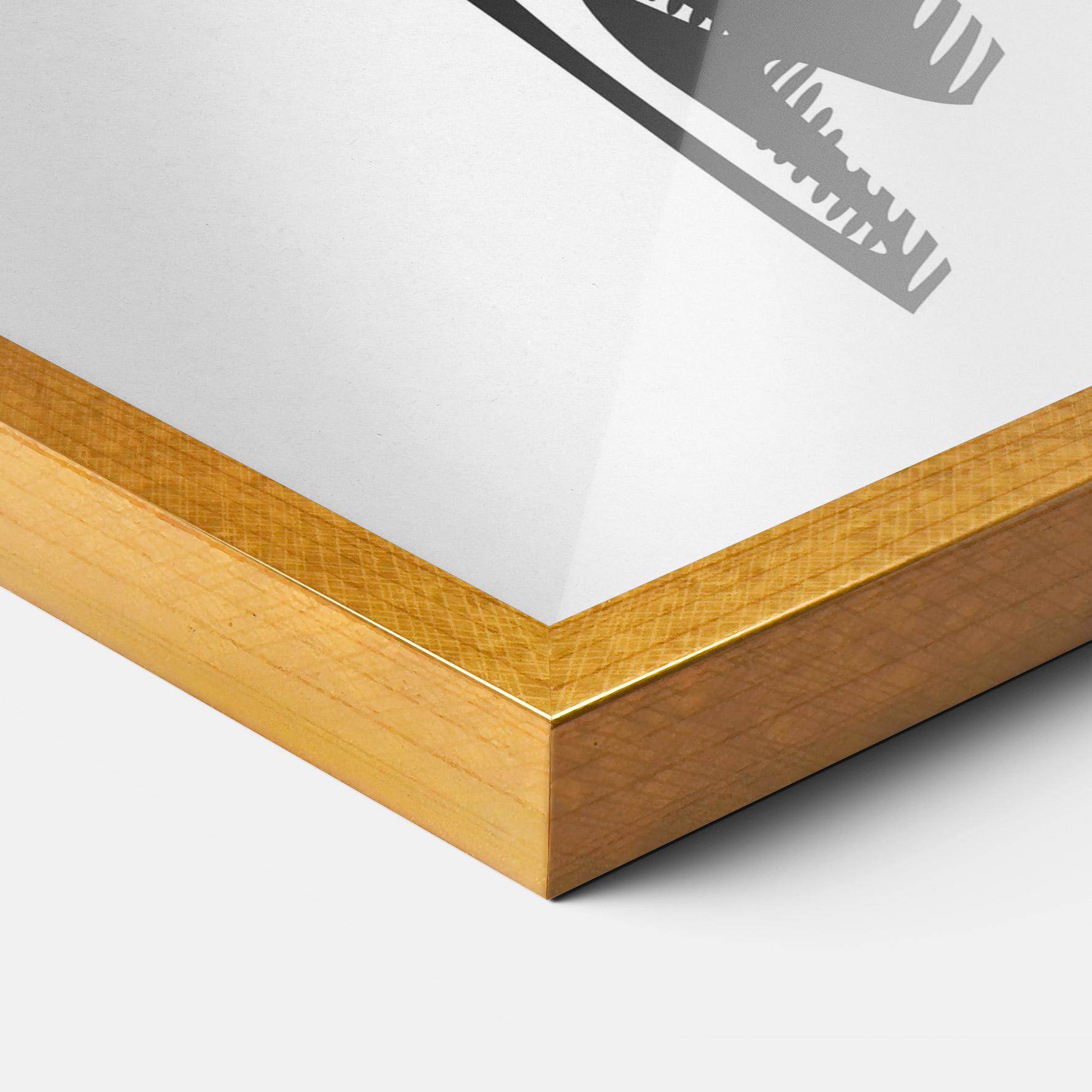 Poster Înrămat White Hand Boxing mockup 3