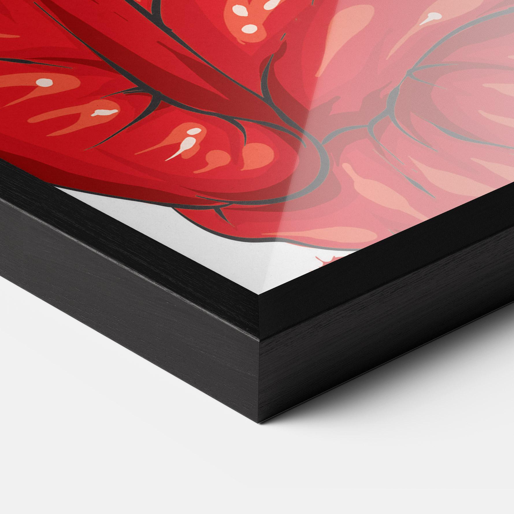 Poster Înrămat Blue Red Gloves mockup 3