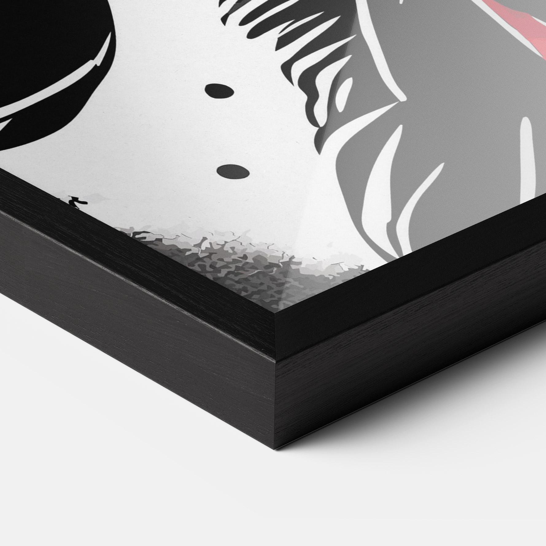 Poster Înrămat Glove Video Game mockup 3