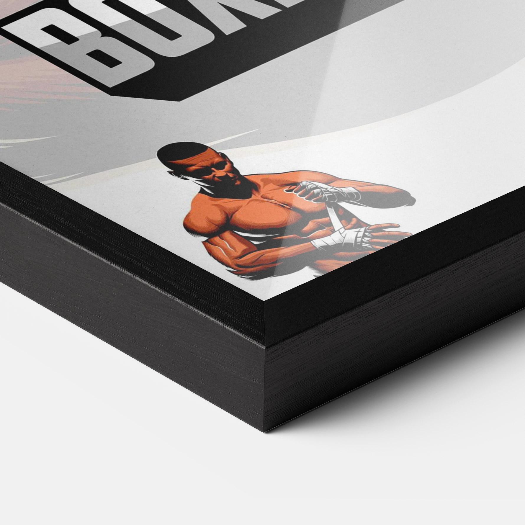 Poster Înrămat Training Fighter mockup 3