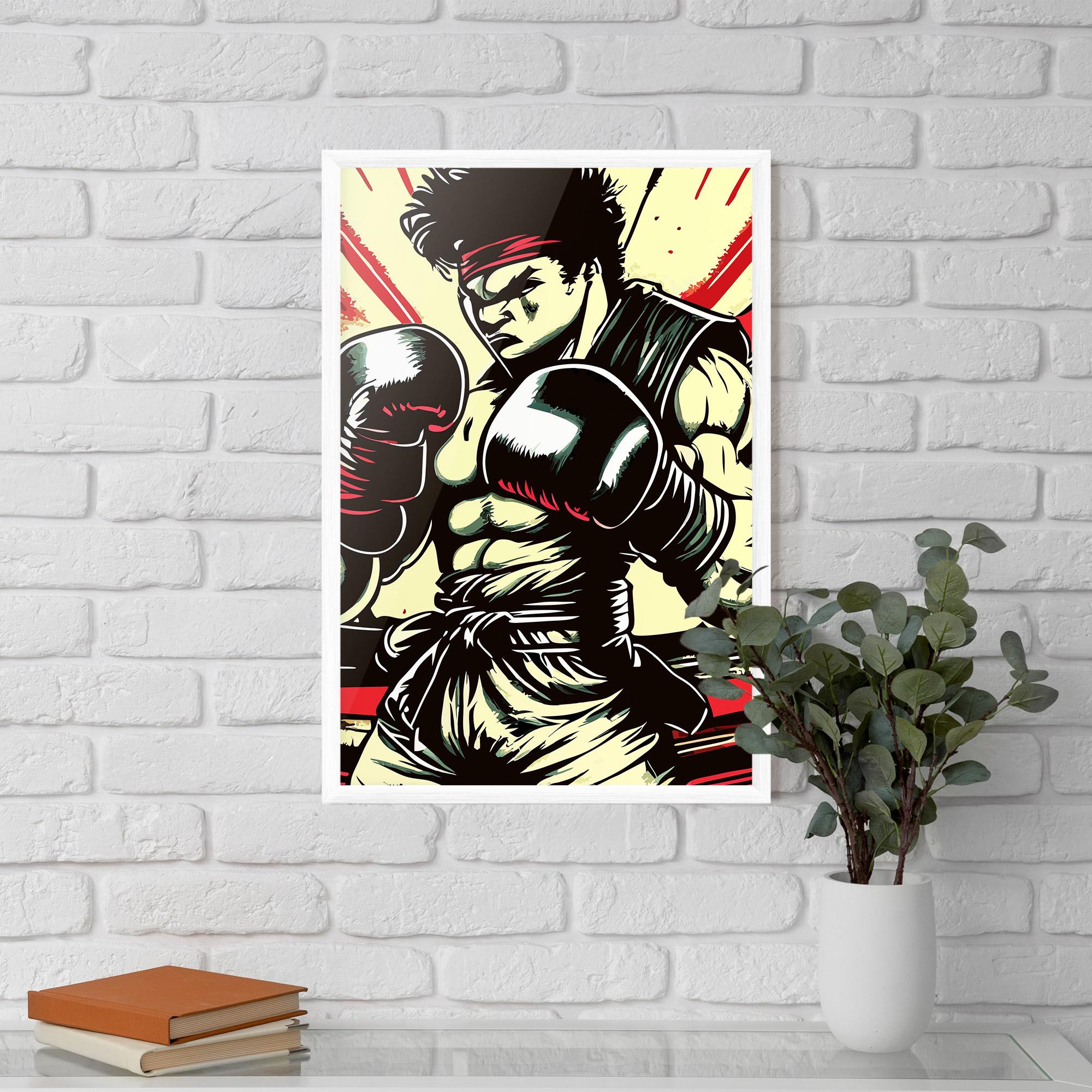 Poster Înrămat Box Video Game mockup 5