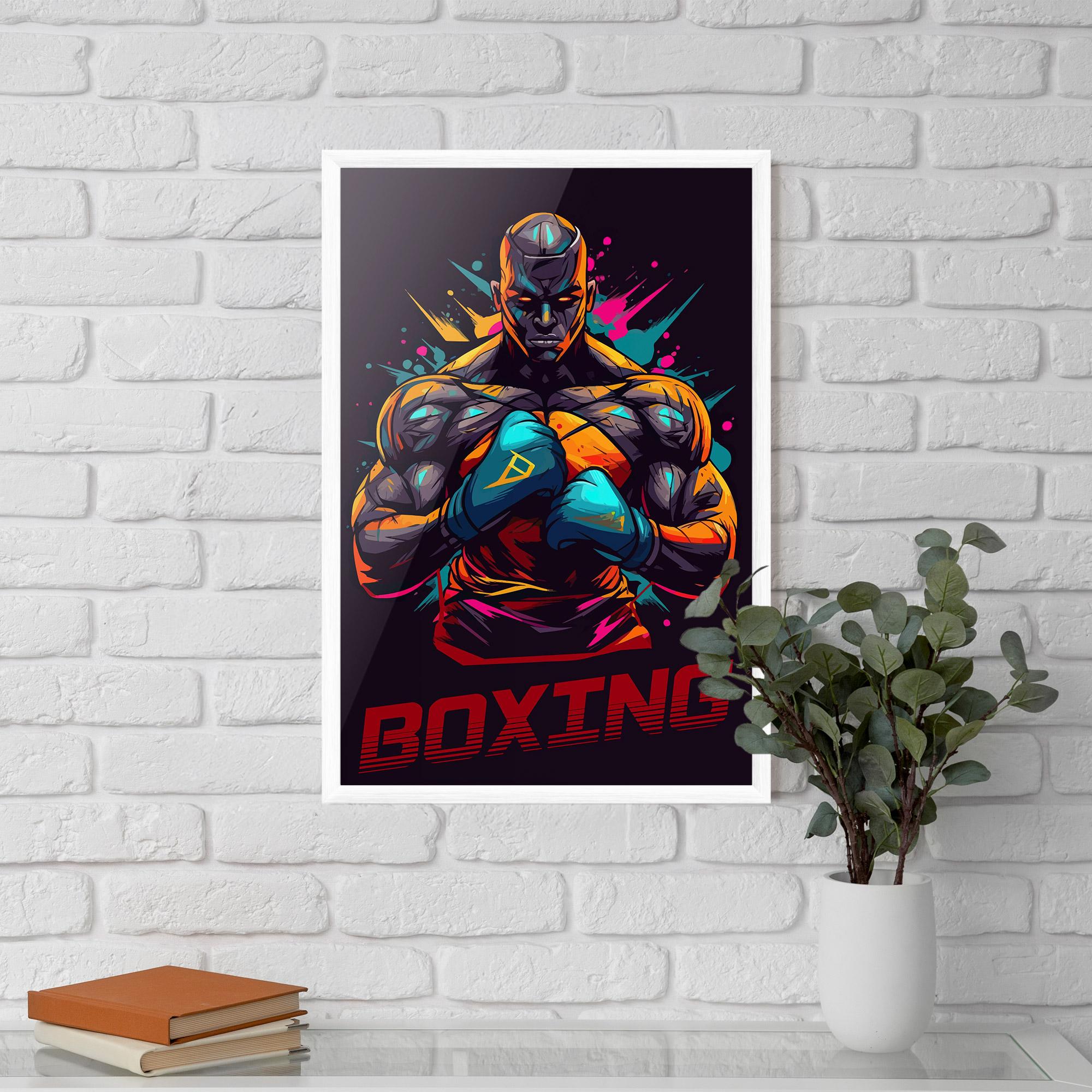 Poster Înrămat Boxing Strong mockup 5