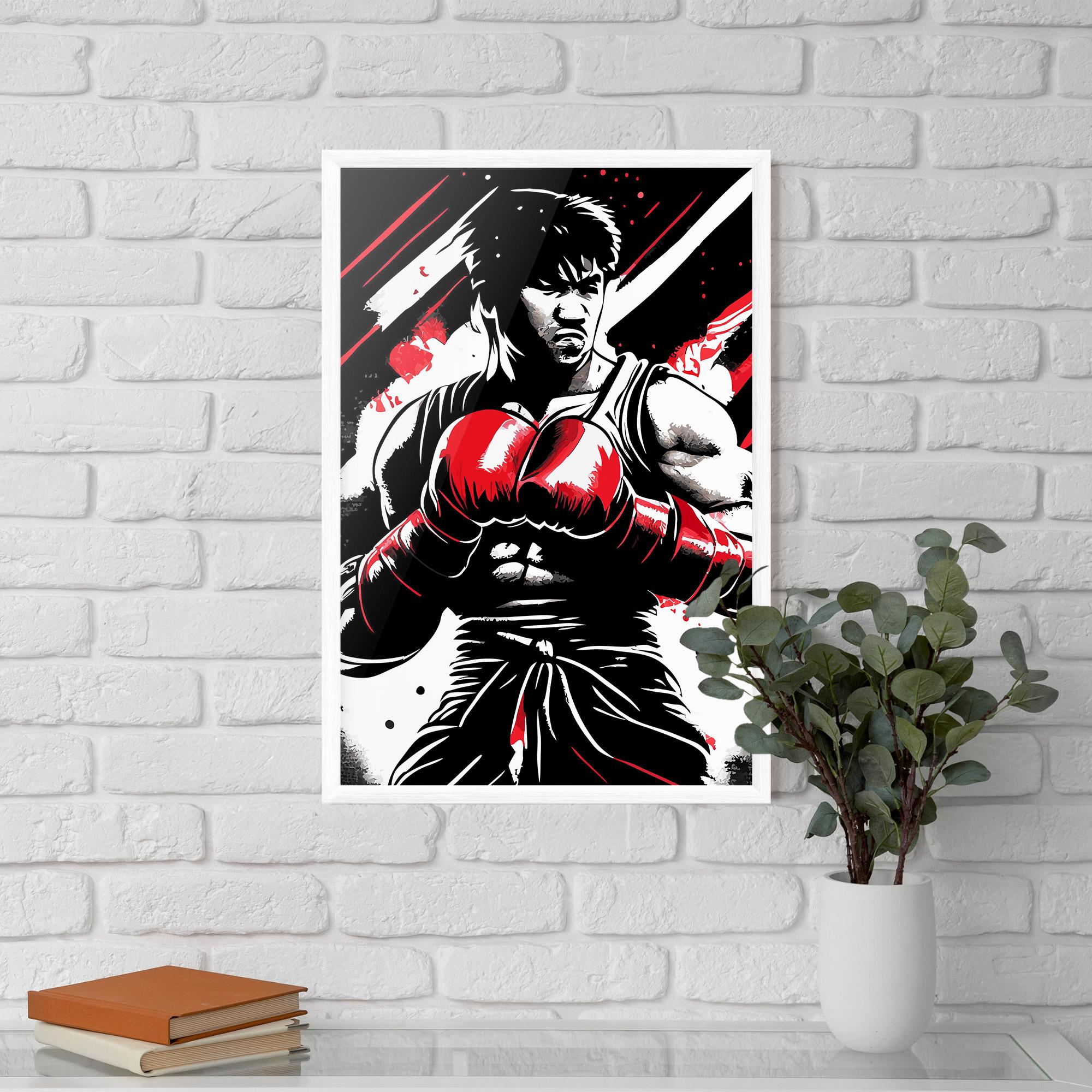 Poster Înrămat Glove Video Game mockup 5