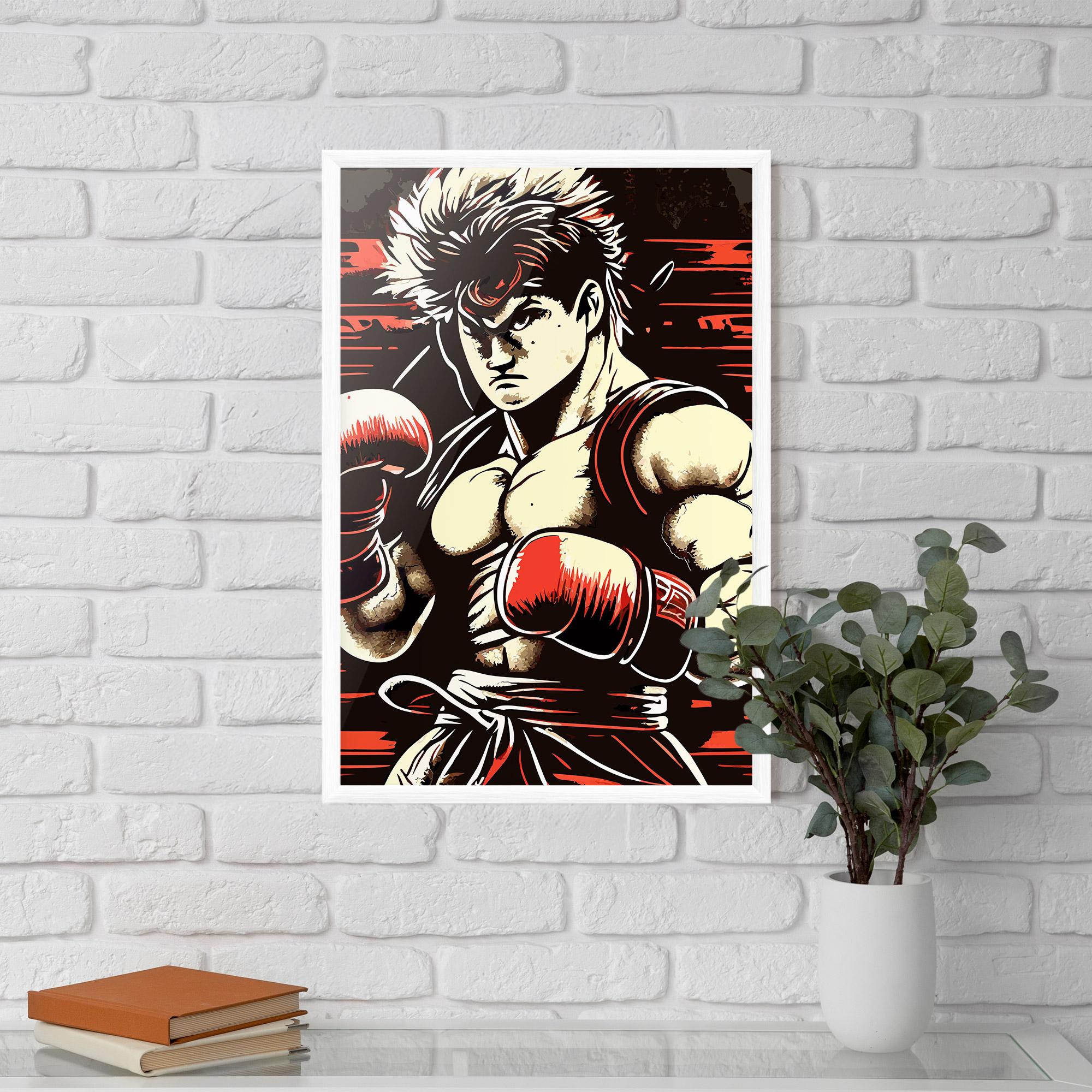 Poster Înrămat Video Game Boxing mockup 5