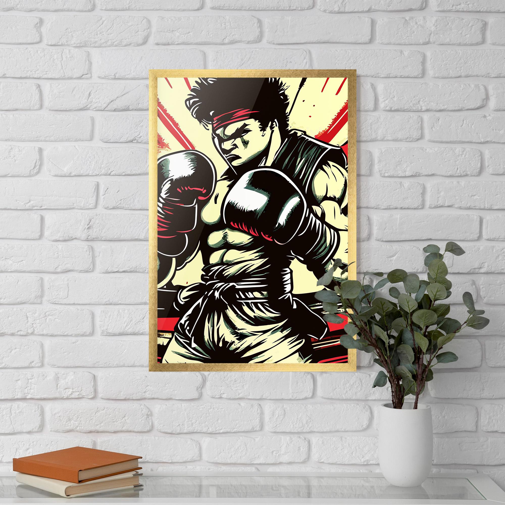 Poster Înrămat Box Video Game mockup 5