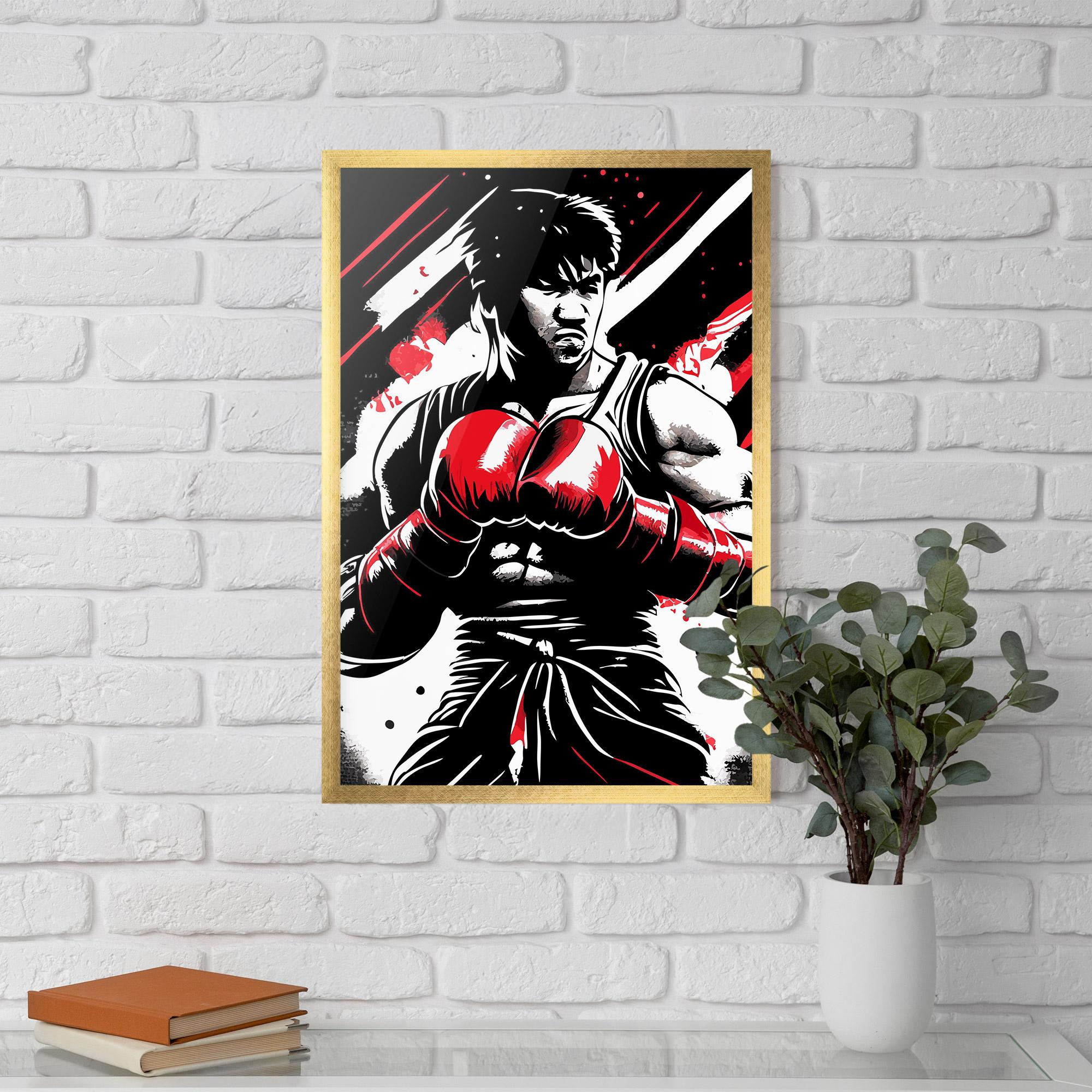 Poster Înrămat Glove Video Game mockup 5