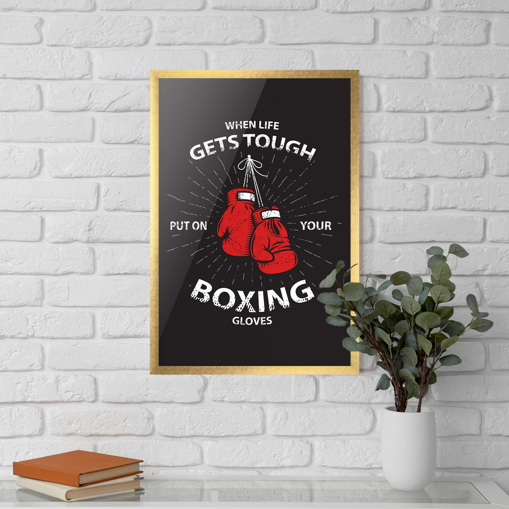 Poster Înrămat Tough Life mockup 5