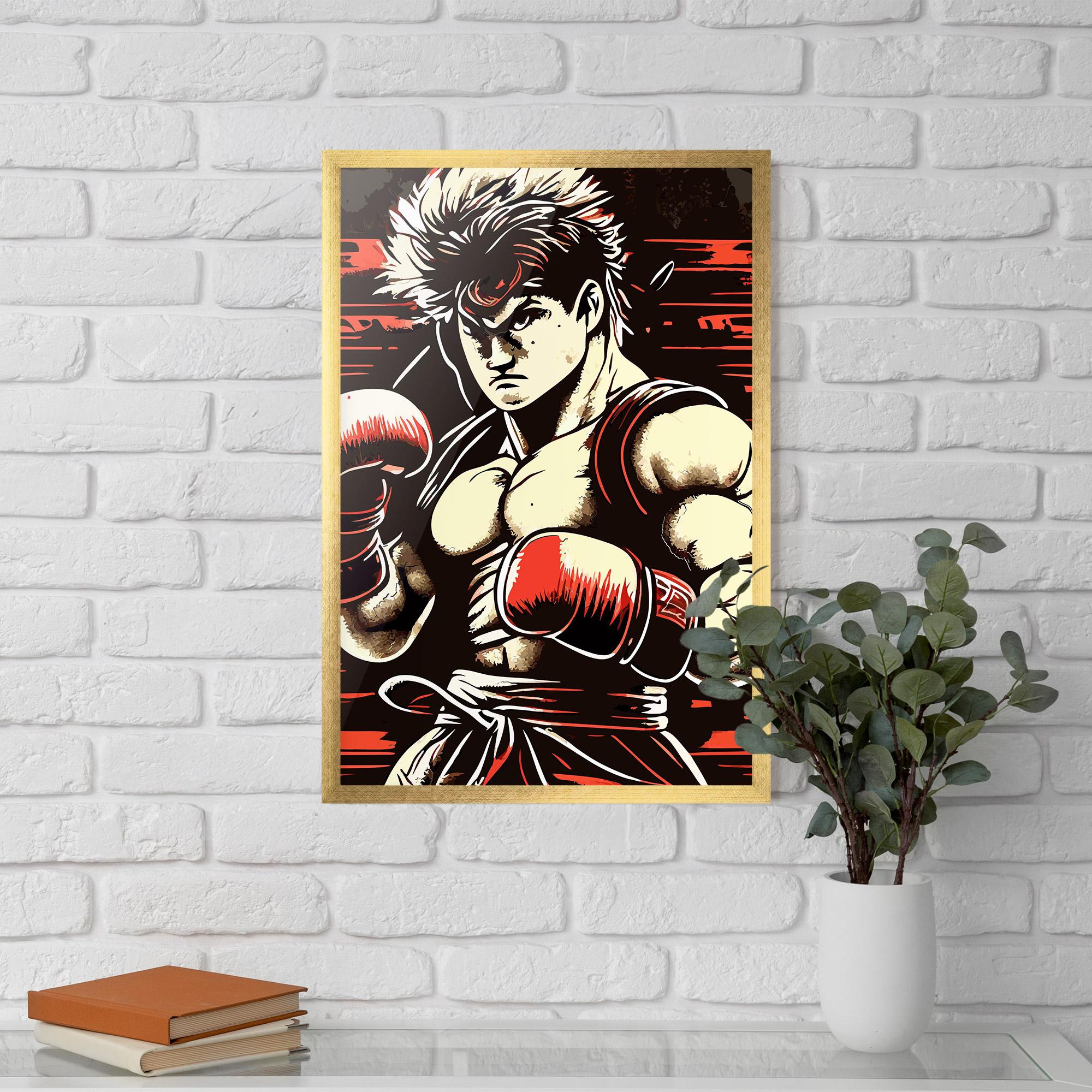 Poster Înrămat Video Game Boxing mockup 5
