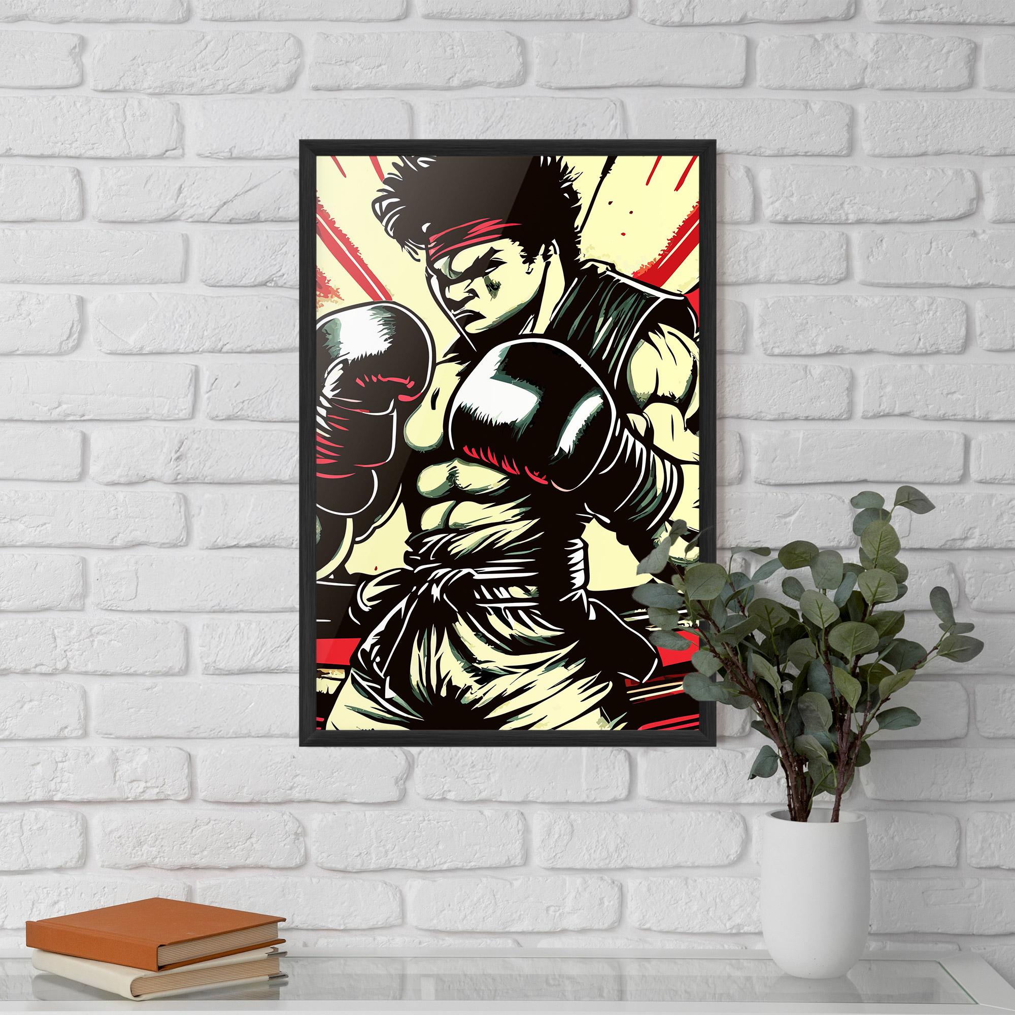 Poster Înrămat Box Video Game mockup 5