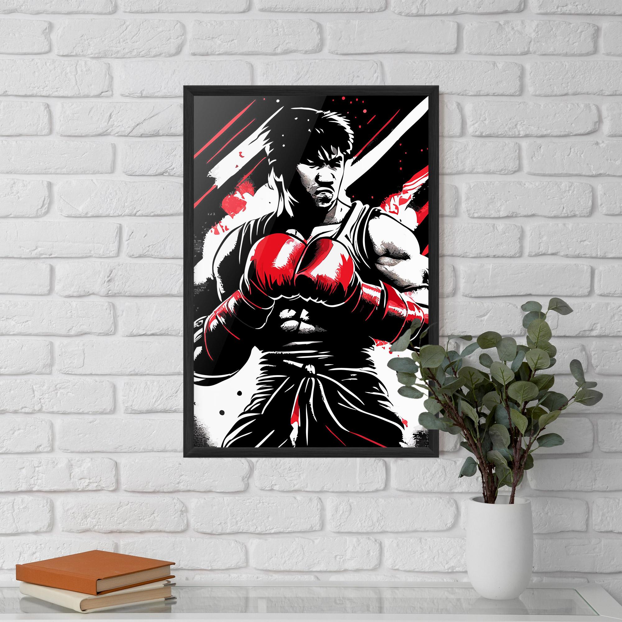 Poster Înrămat Glove Video Game mockup 5