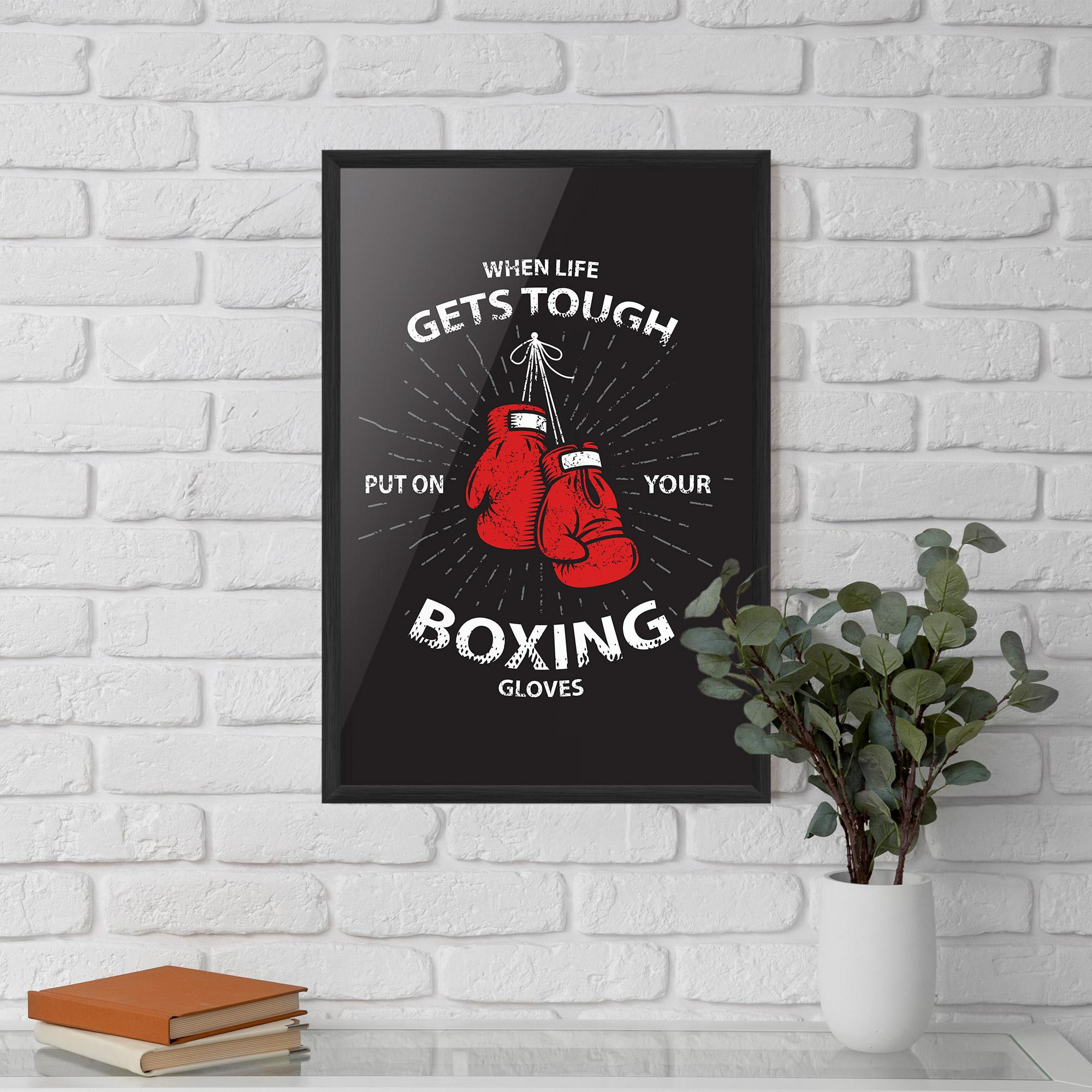 Poster Înrămat Tough Life mockup 5