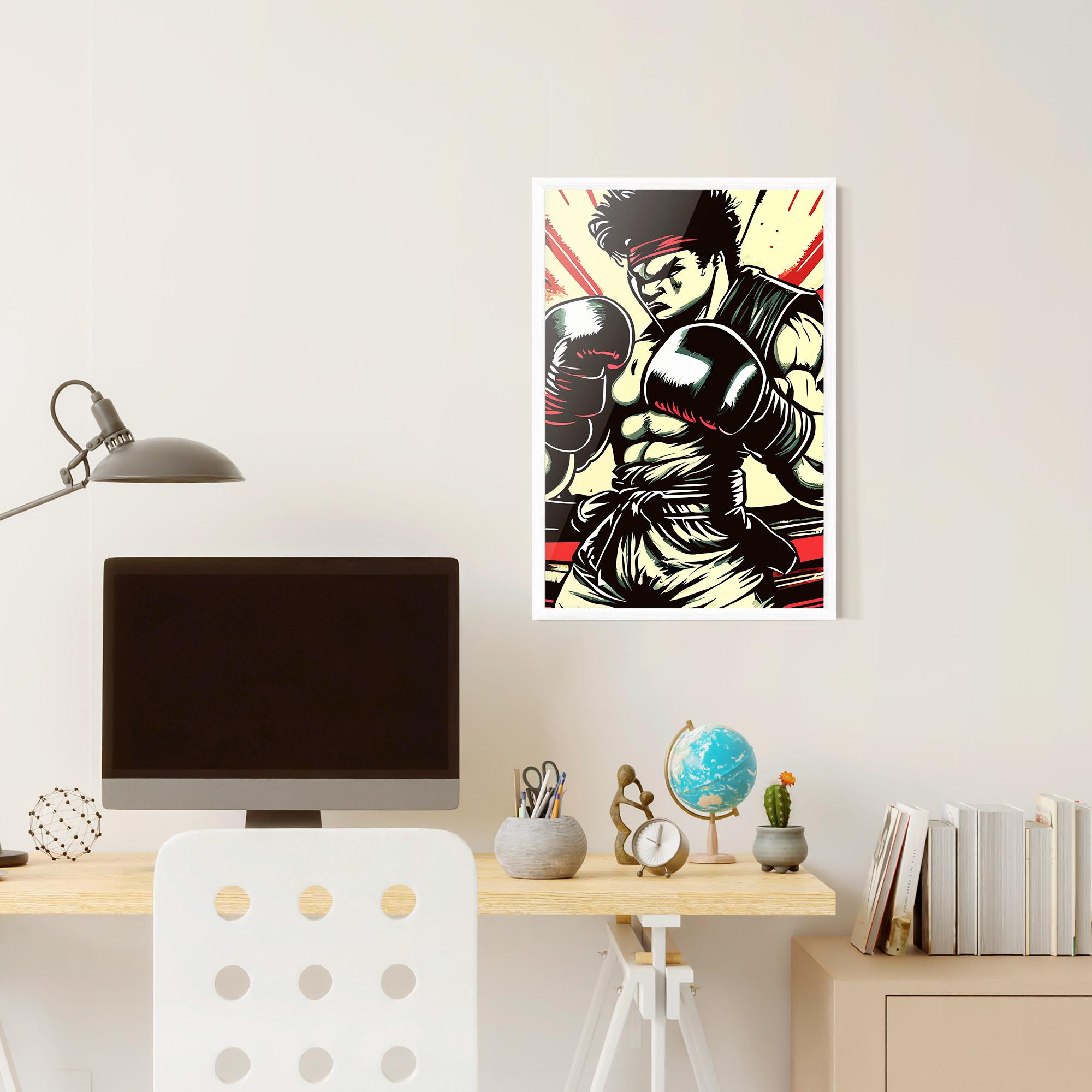 Poster Înrămat Box Video Game mockup 6