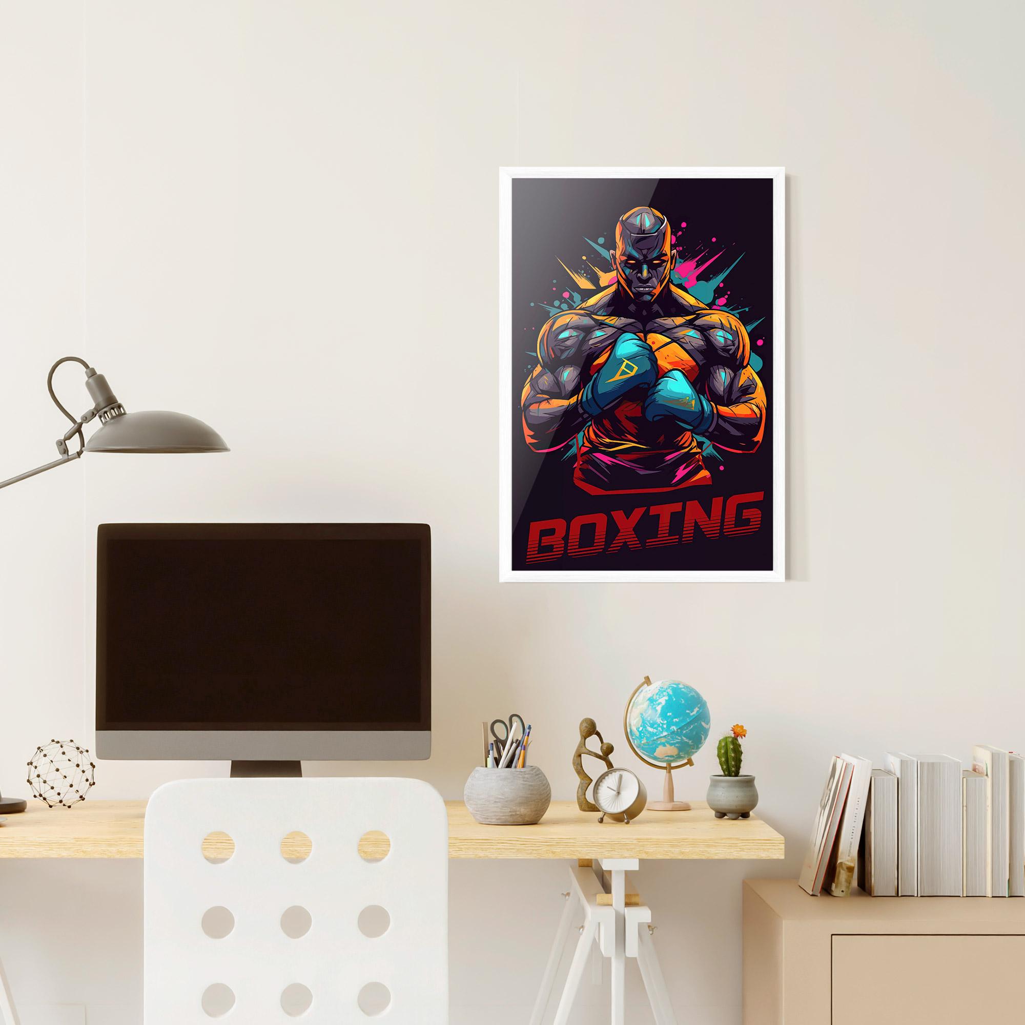 Poster Înrămat Boxing Strong mockup 6