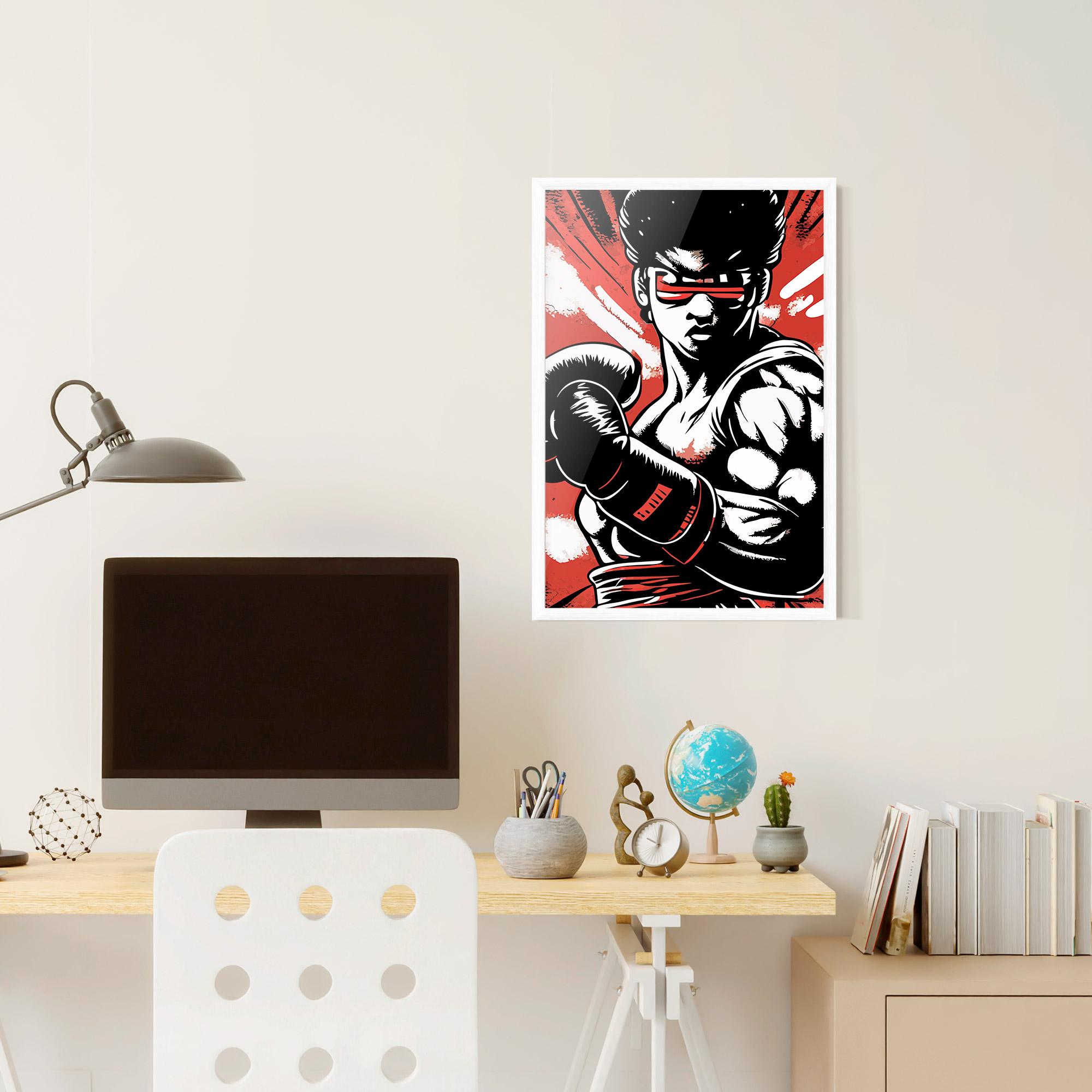 Poster Înrămat Video Game Box mockup 6