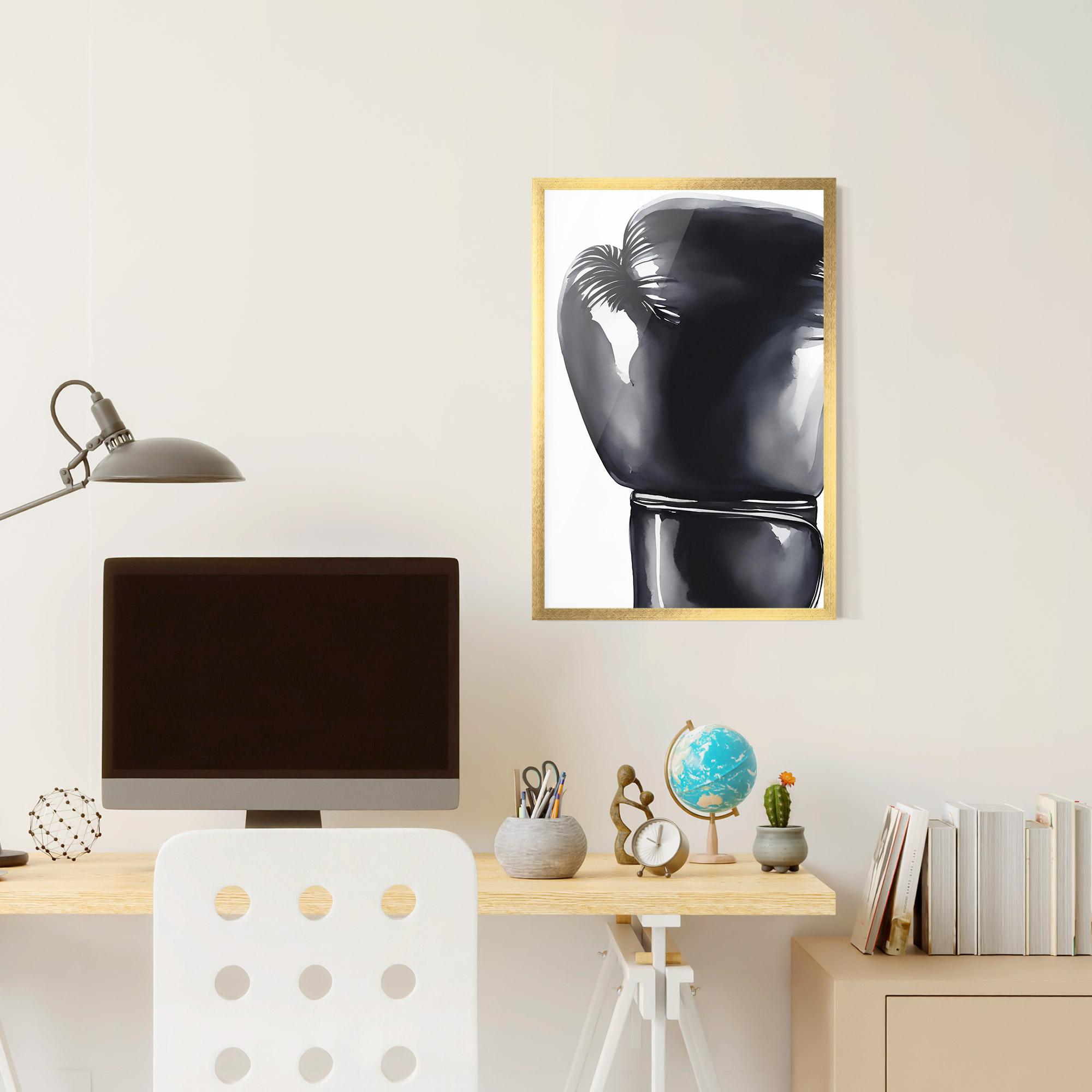 Poster Înrămat Black Box Glove mockup 6